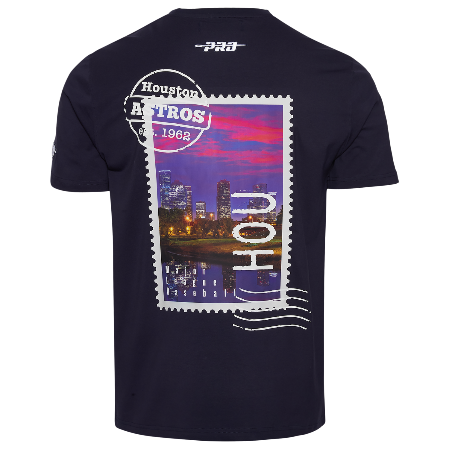 Pro Standard Houston Astros Postage SJ T-Shirt - Men's - Navy/Multi