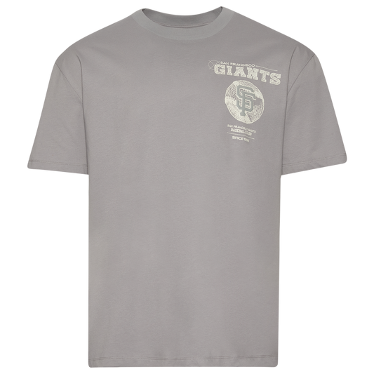 Pro Standard Giants Blueprint Pro Drop Shoulder FC T-Shirt - Men's - Silver