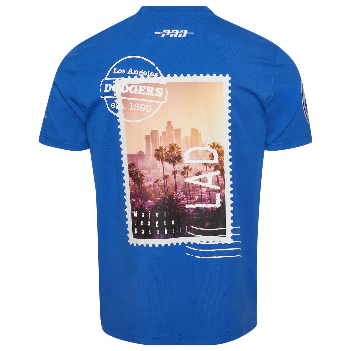 Pro Standard Los Angeles Dodgers Postage SJ T-Shirt - Men's - Blue/Multi