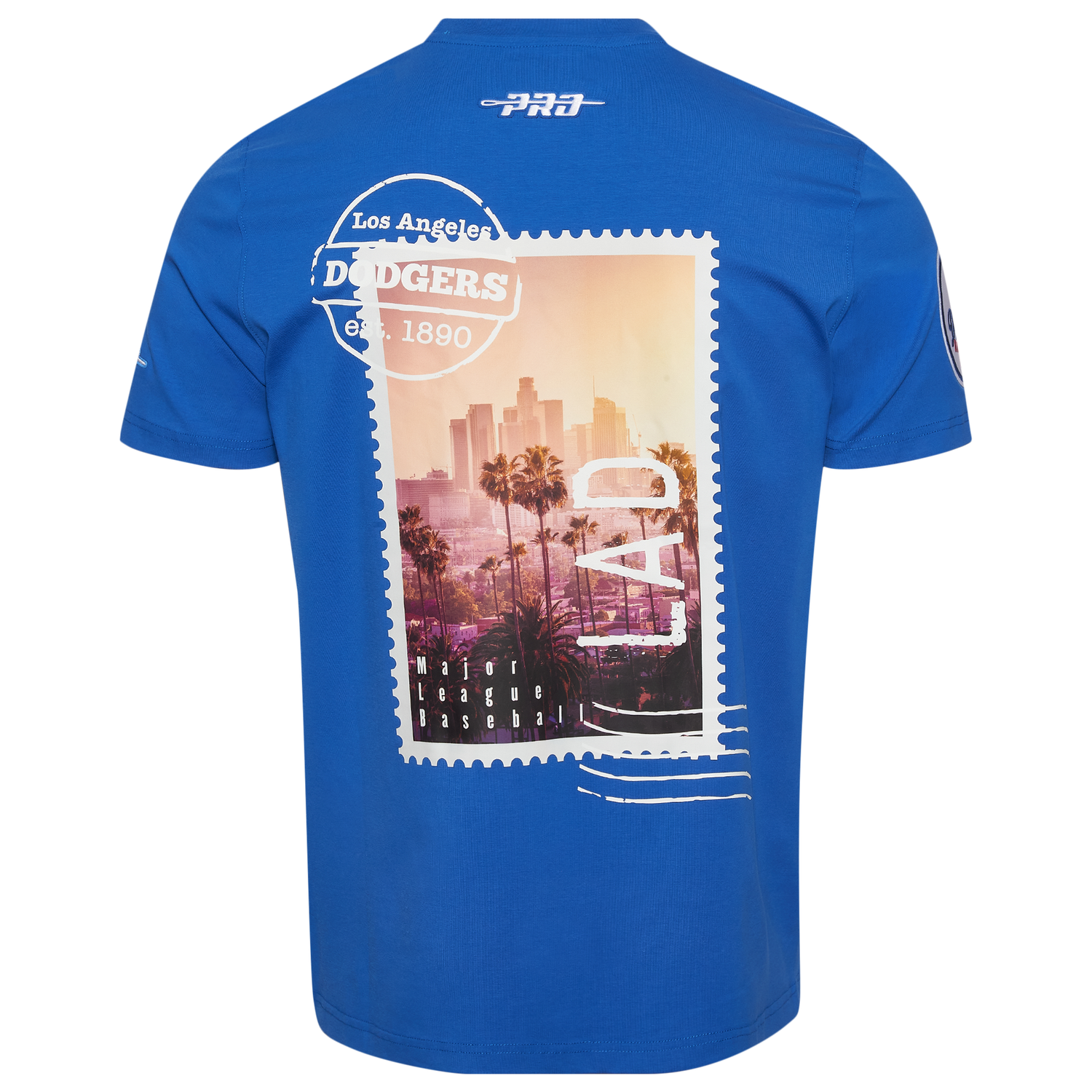 Pro Standard Los Angeles Dodgers Postage SJ T-Shirt - Men's - Blue/Multi
