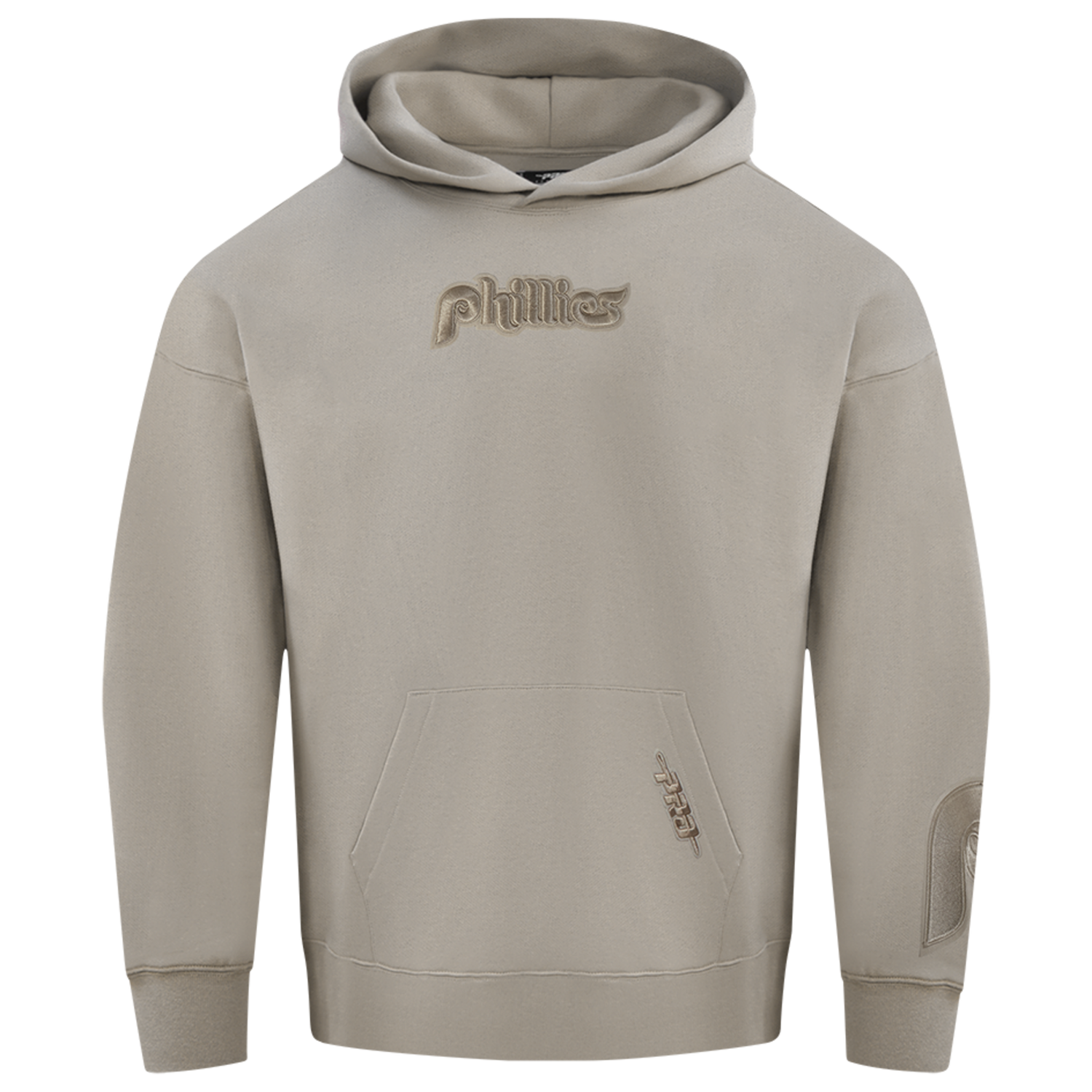 Pro Standard Phillies Pullover Hoodie - Men's - Taupe