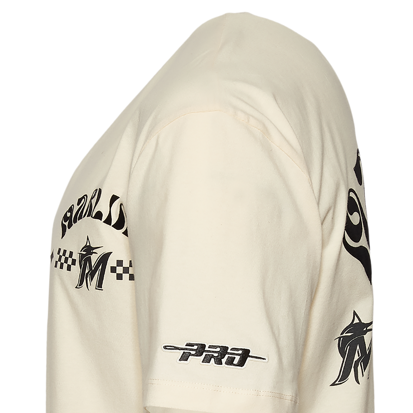 Pro Standard Marlins Wavy Pro Drop Shoulder FC T-Shirt - Men's - Tan