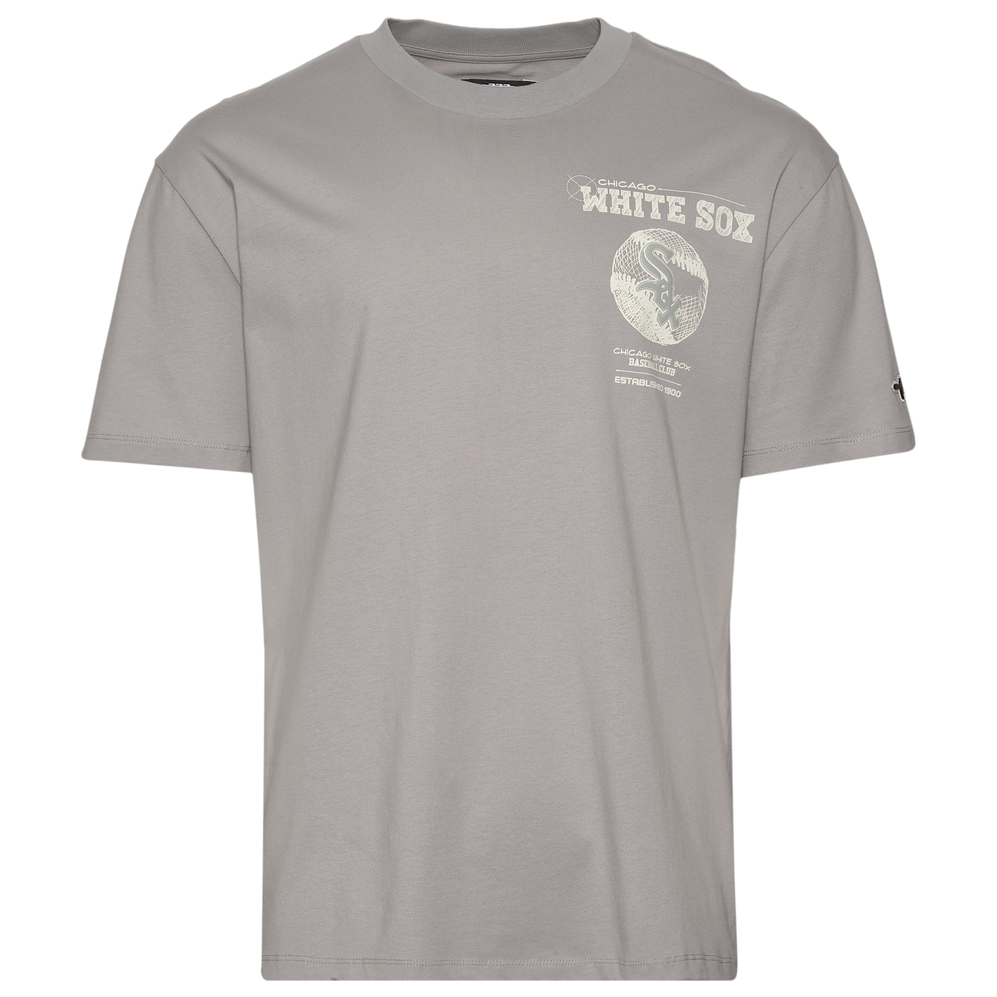 Pro Standard White Sox Blueprint Pro Drop Shoulder FC T-Shirt - Men's - Silver