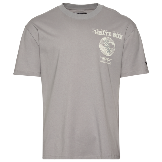 Pro Standard White Sox Blueprint Pro Drop Shoulder FC T-Shirt - Men's - Silver