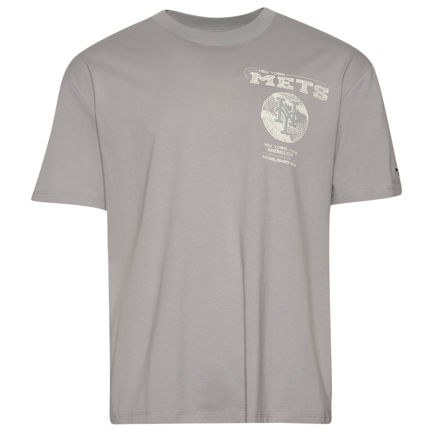 Pro Standard Mets Blueprint Pro Drop Shoulder FC T-Shirt - Men's - Silver