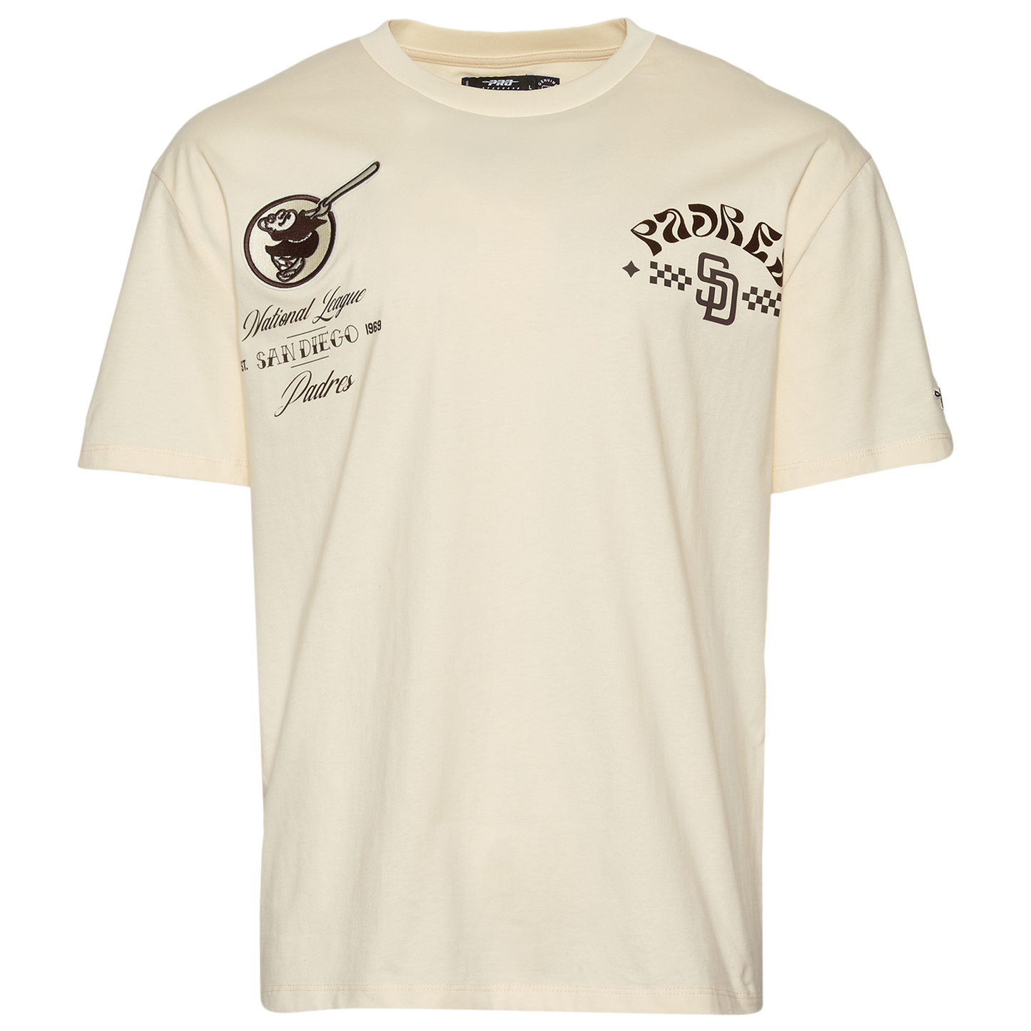 Pro Standard Padres Wavy Pro Drop Shoulder FC T-Shirt - Men's - Tan