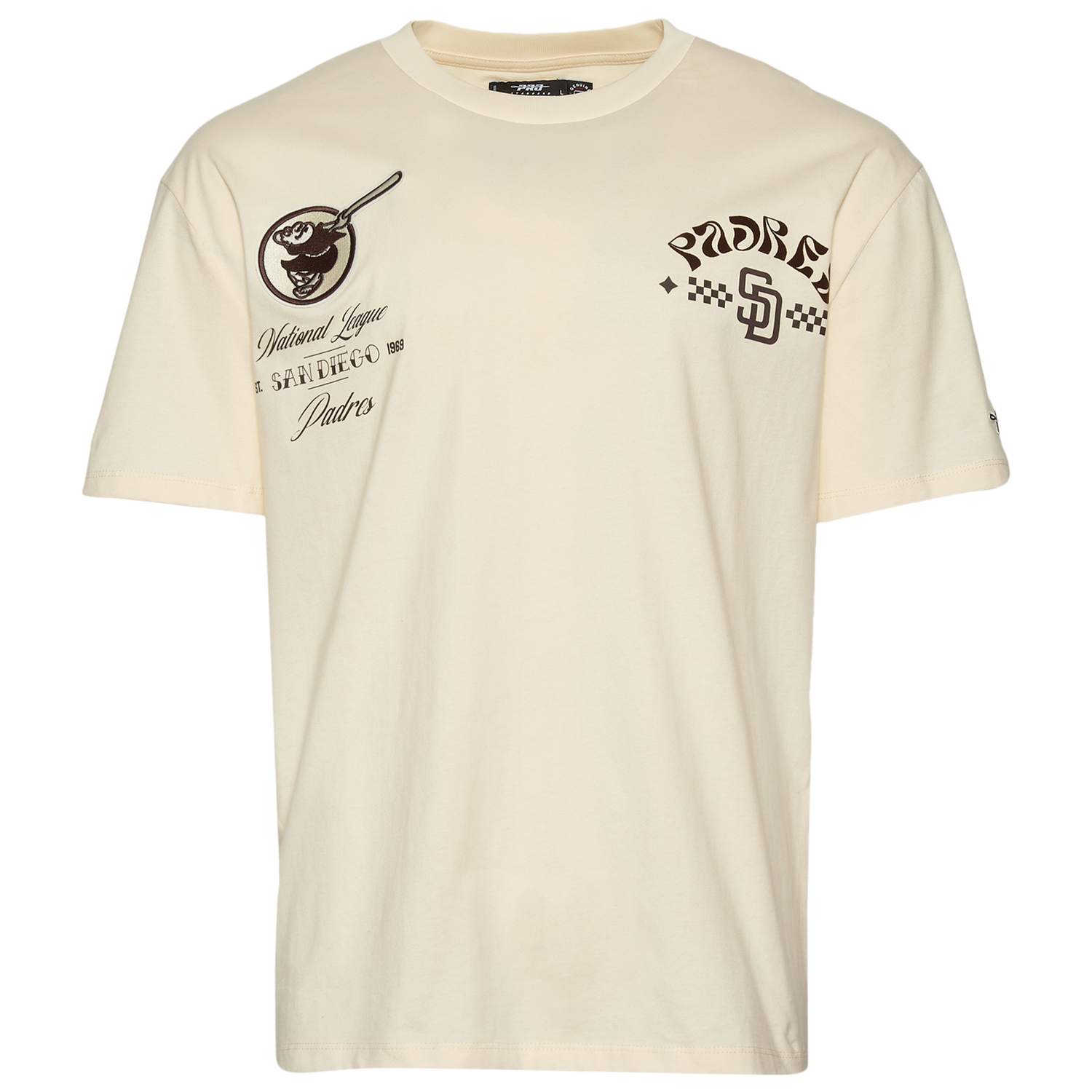 Pro Standard Padres Wavy Pro Drop Shoulder FC T-Shirt - Men's - Tan