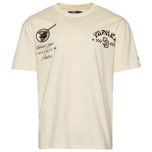 Pro Standard Padres Wavy Pro Drop Shoulder FC T-Shirt - Men's - Tan