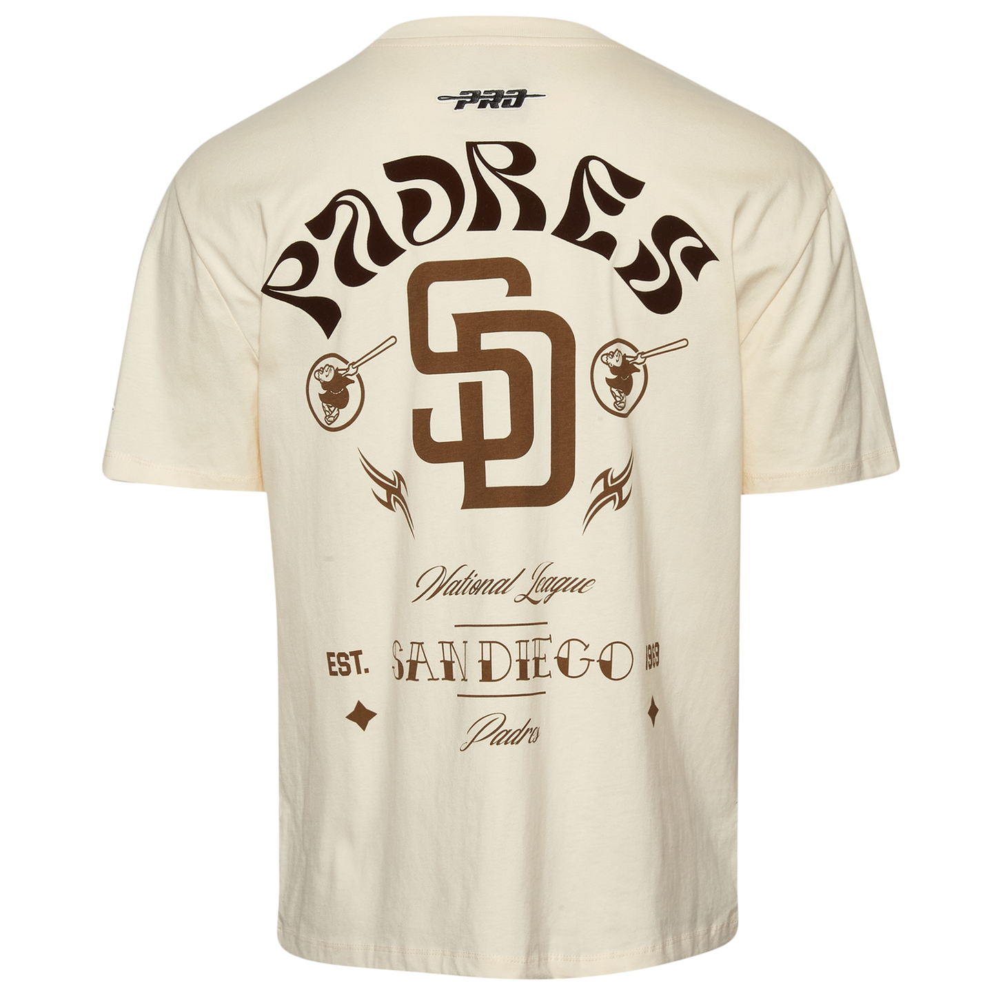 Pro Standard Padres Wavy Pro Drop Shoulder FC T-Shirt - Men's - Tan