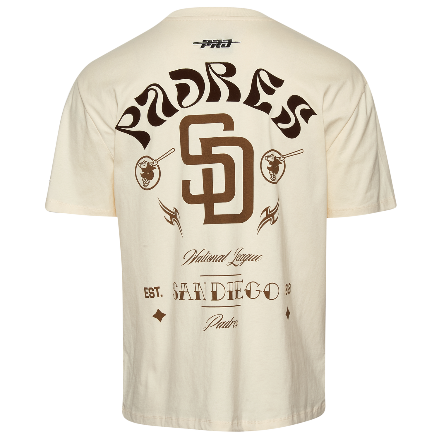 Pro Standard Padres Wavy Pro Drop Shoulder FC T-Shirt - Men's - Tan