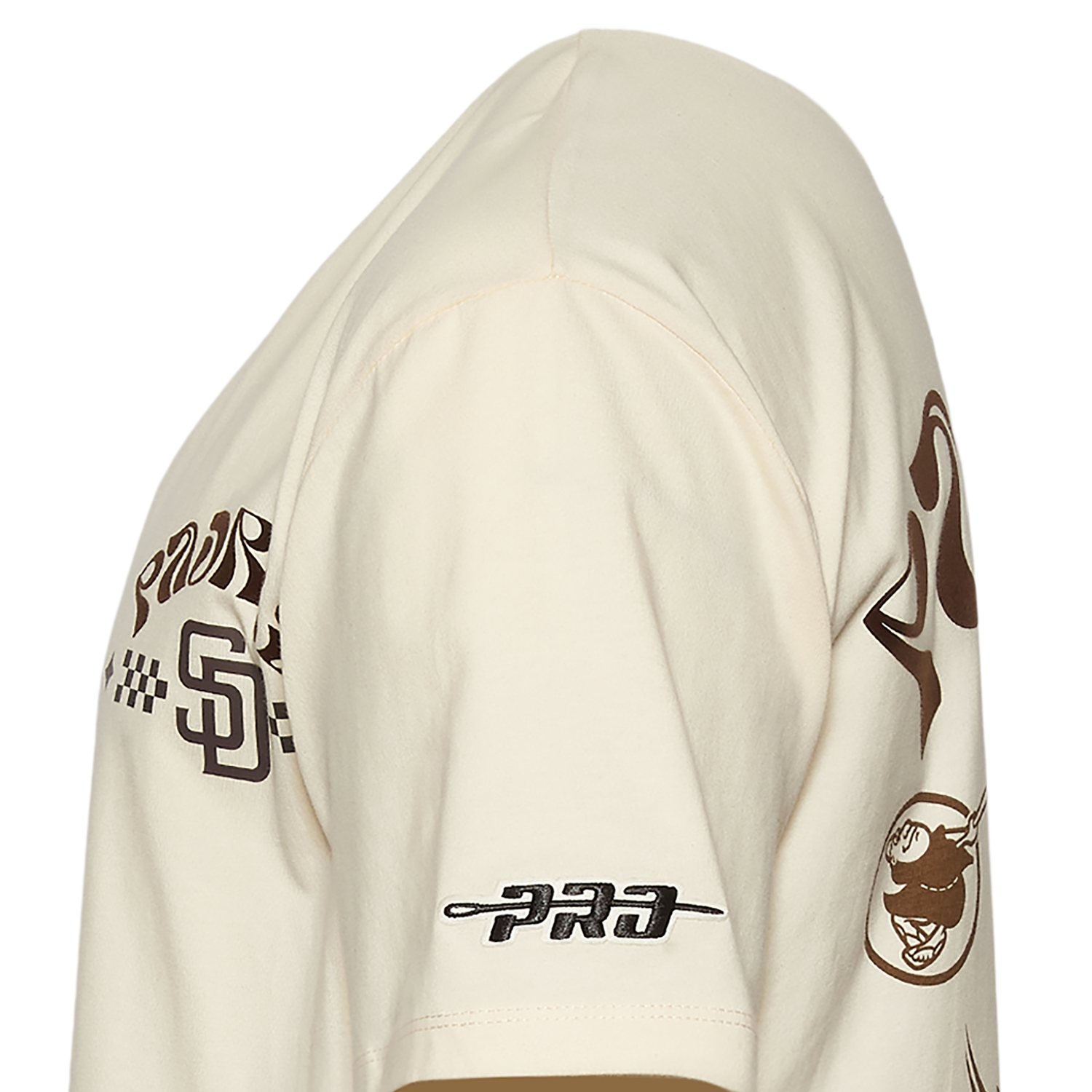 Pro Standard Padres Wavy Pro Drop Shoulder FC T-Shirt - Men's - Tan