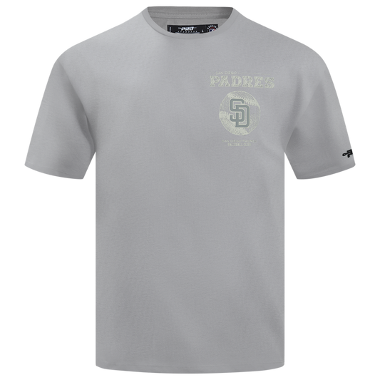 Pro Standard Padres Blueprint Pro Drop Shoulder FC T-Shirt - Men's - Silver