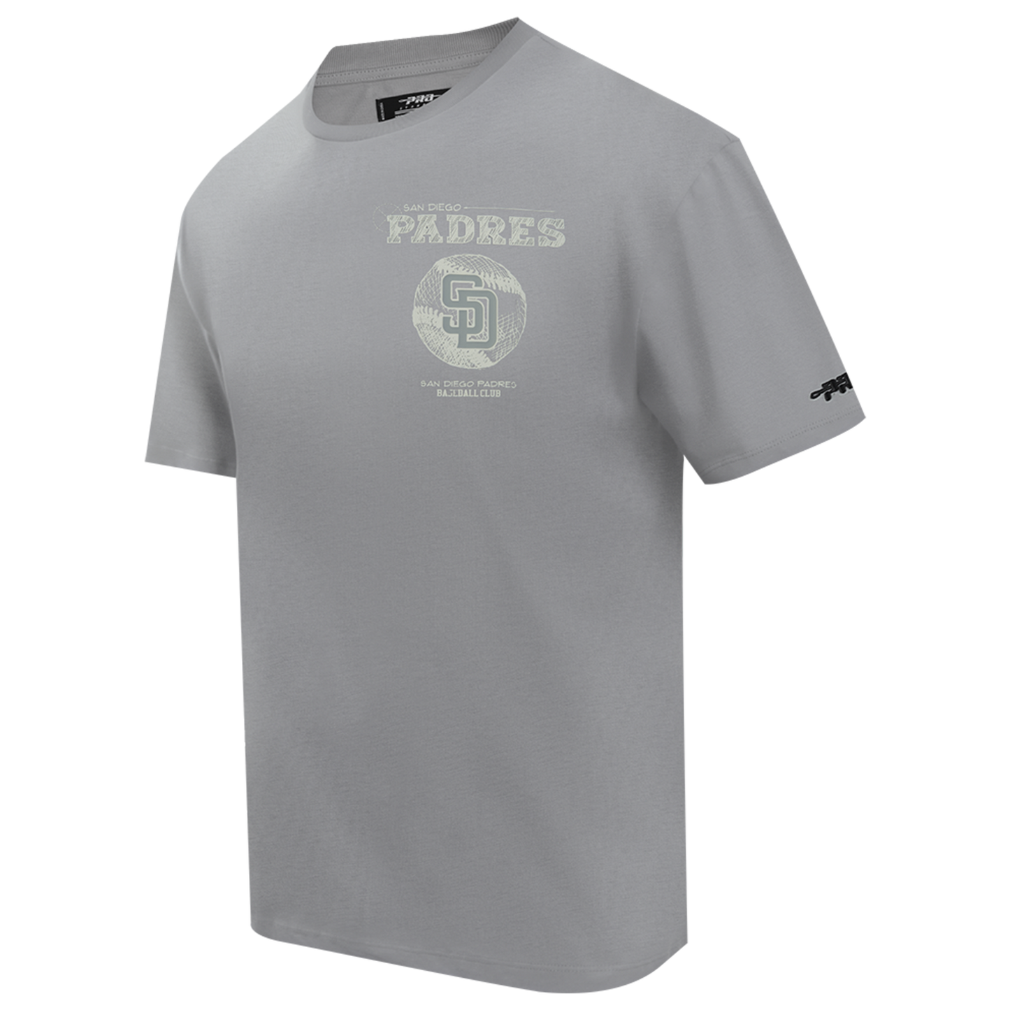 Pro Standard Padres Blueprint Pro Drop Shoulder FC T-Shirt - Men's - Silver
