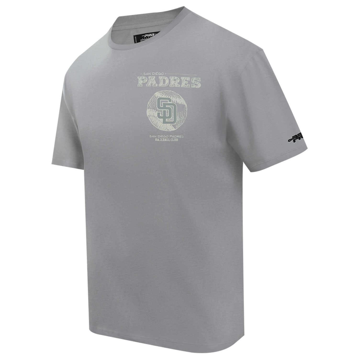 Pro Standard Padres Blueprint Pro Drop Shoulder FC T-Shirt - Men's - Silver
