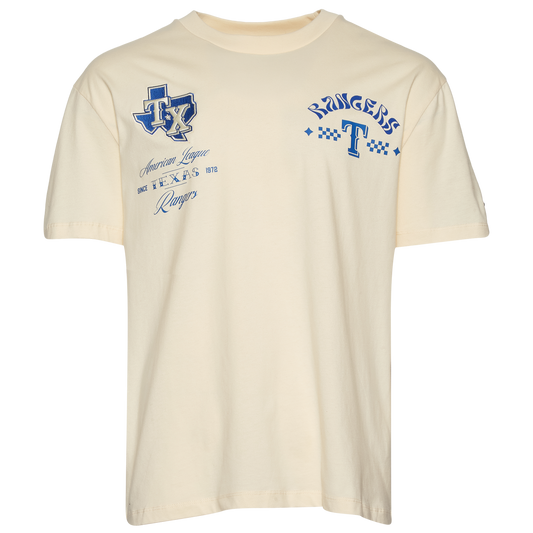 Pro Standard Rangers Wavy Pro Drop Shoulder FC T-Shirt - Men's - Tan
