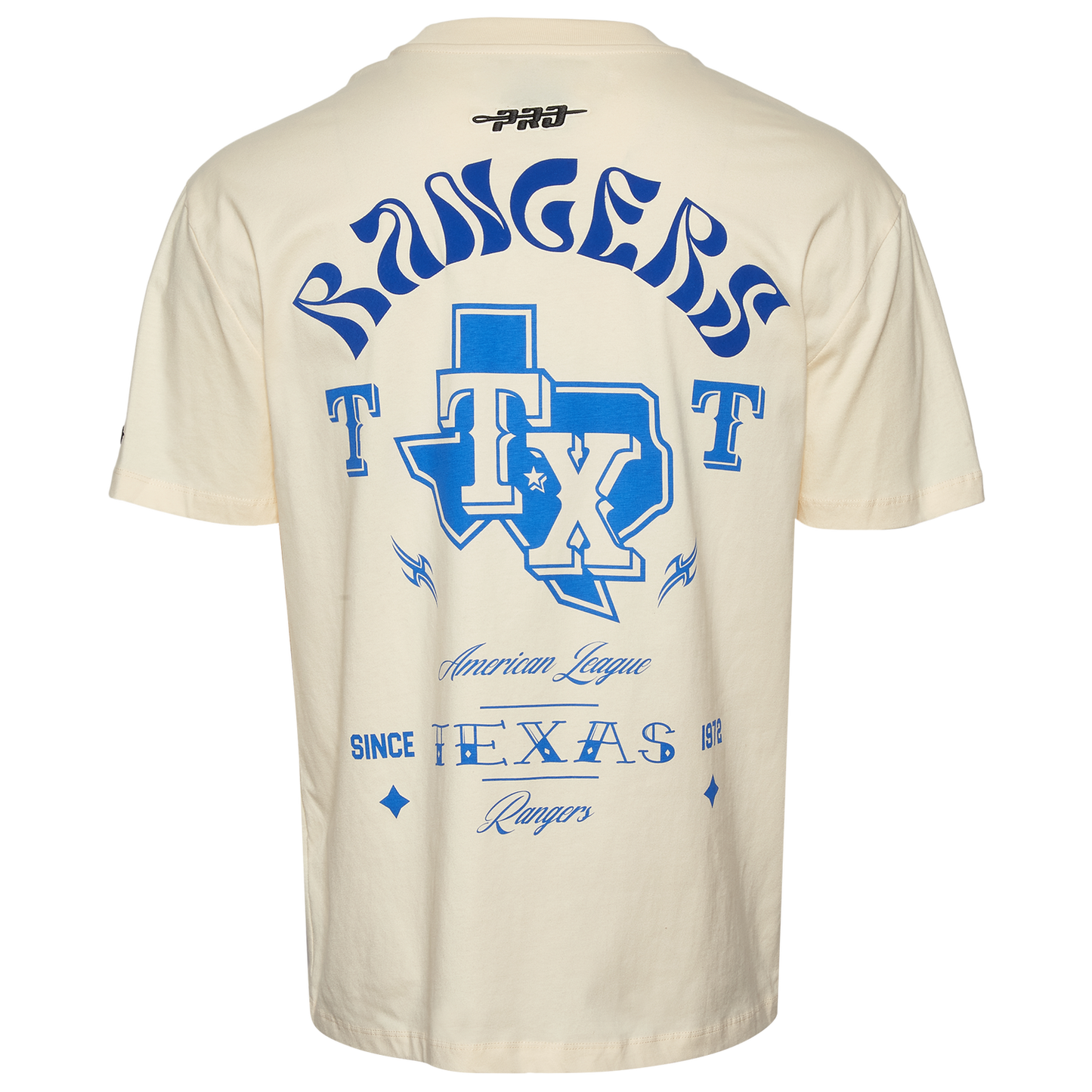 Pro Standard Rangers Wavy Pro Drop Shoulder FC T-Shirt - Men's - Tan