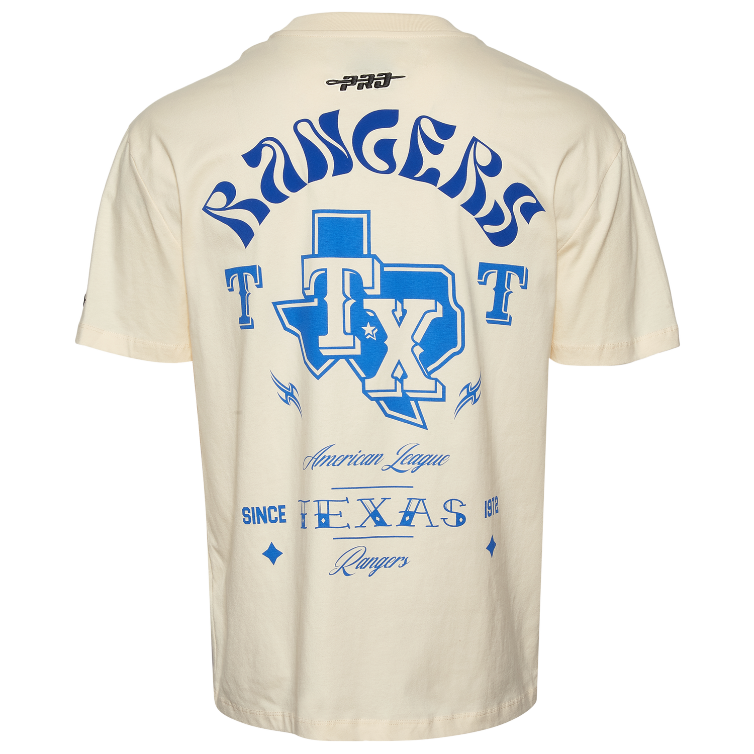 Pro Standard Rangers Wavy Pro Drop Shoulder FC T-Shirt - Men's - Tan