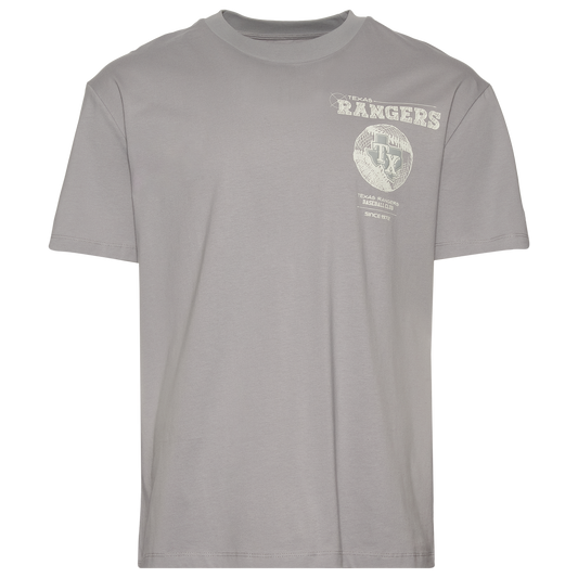 Pro Standard Rangers Blueprint Pro Drop Shoulder FC T-Shirt - Men's - Silver