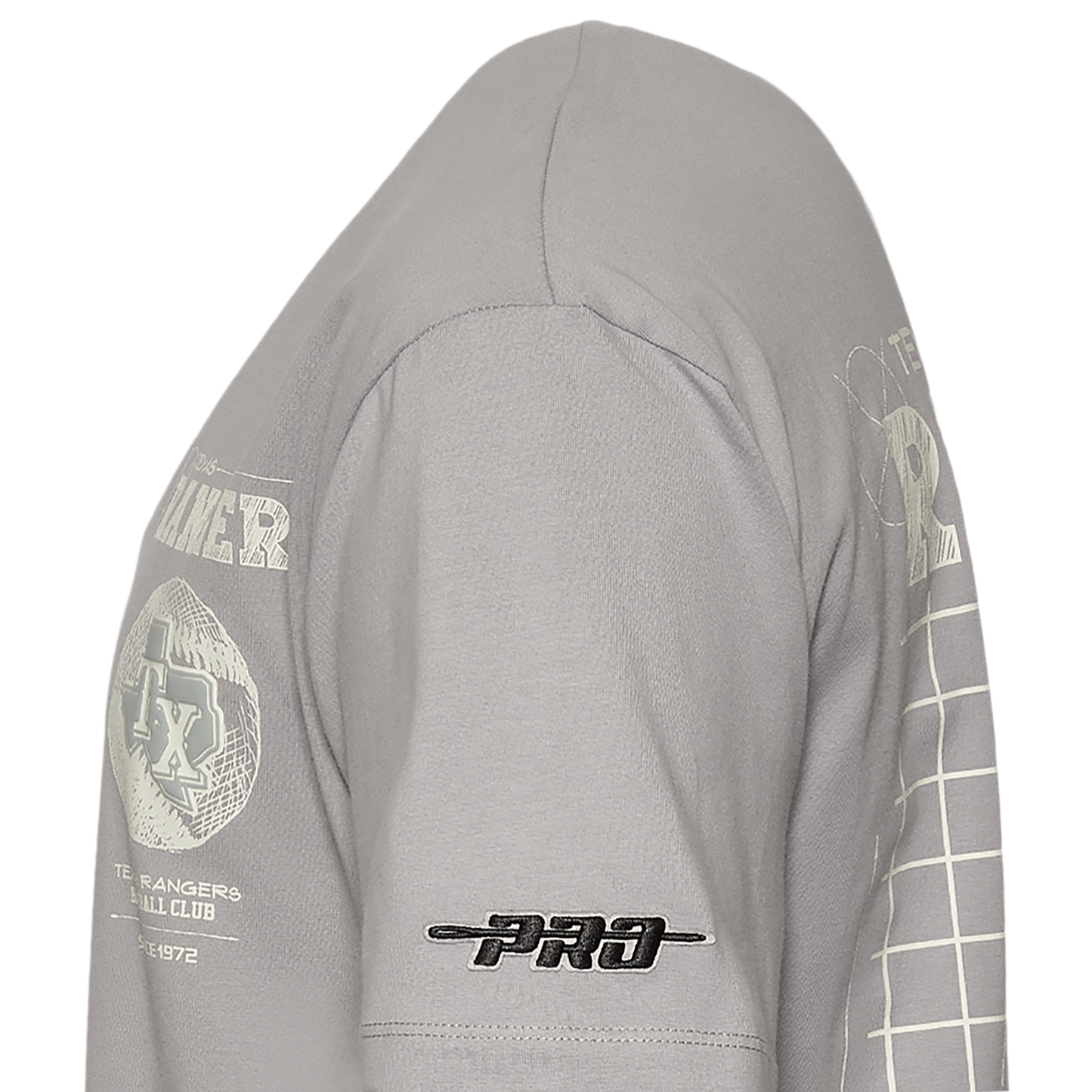 Pro Standard Rangers Blueprint Pro Drop Shoulder FC T-Shirt - Men's - Silver