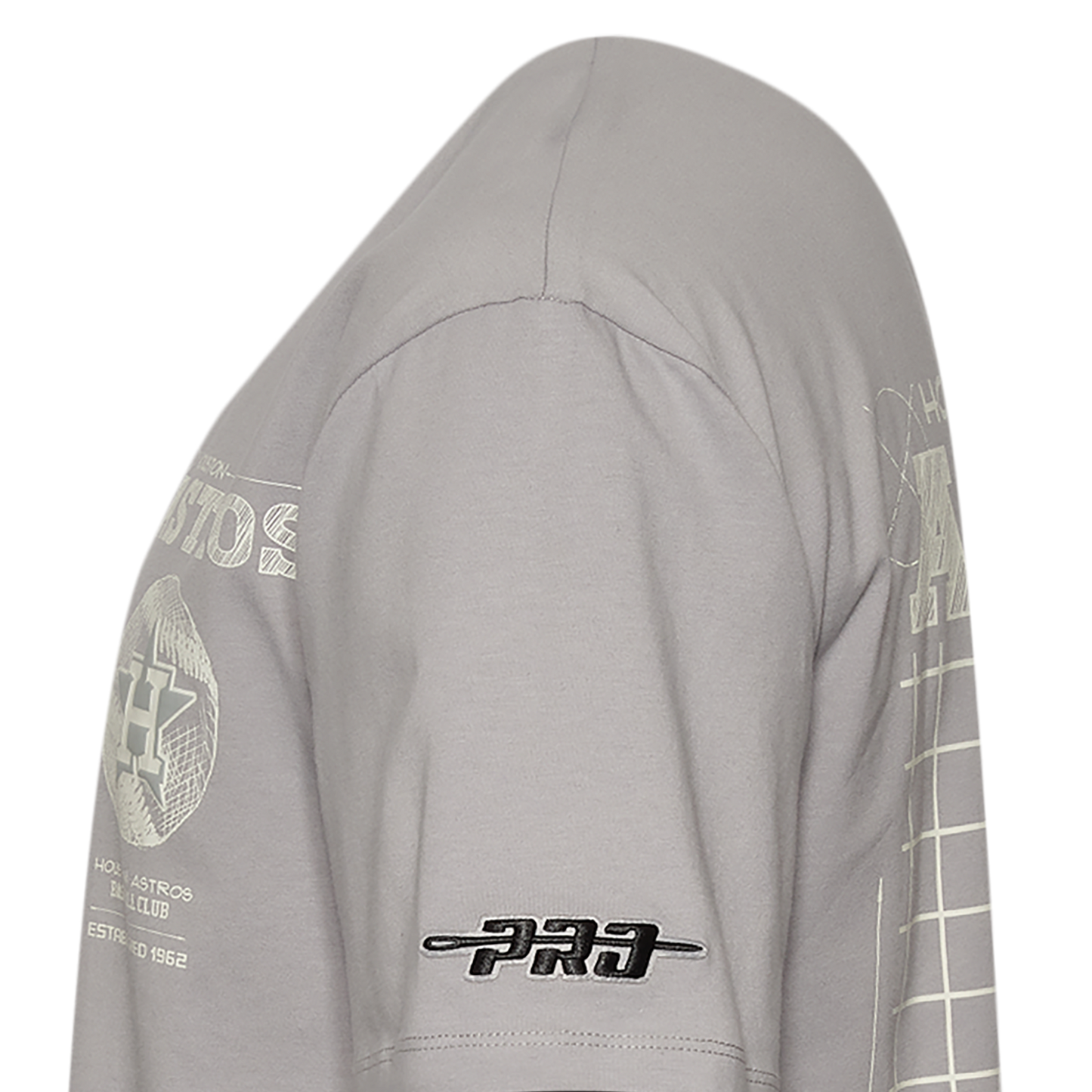 Pro Standard Astros Blueprint Pro Drop Shoulder FC T-Shirt - Men's - Silver