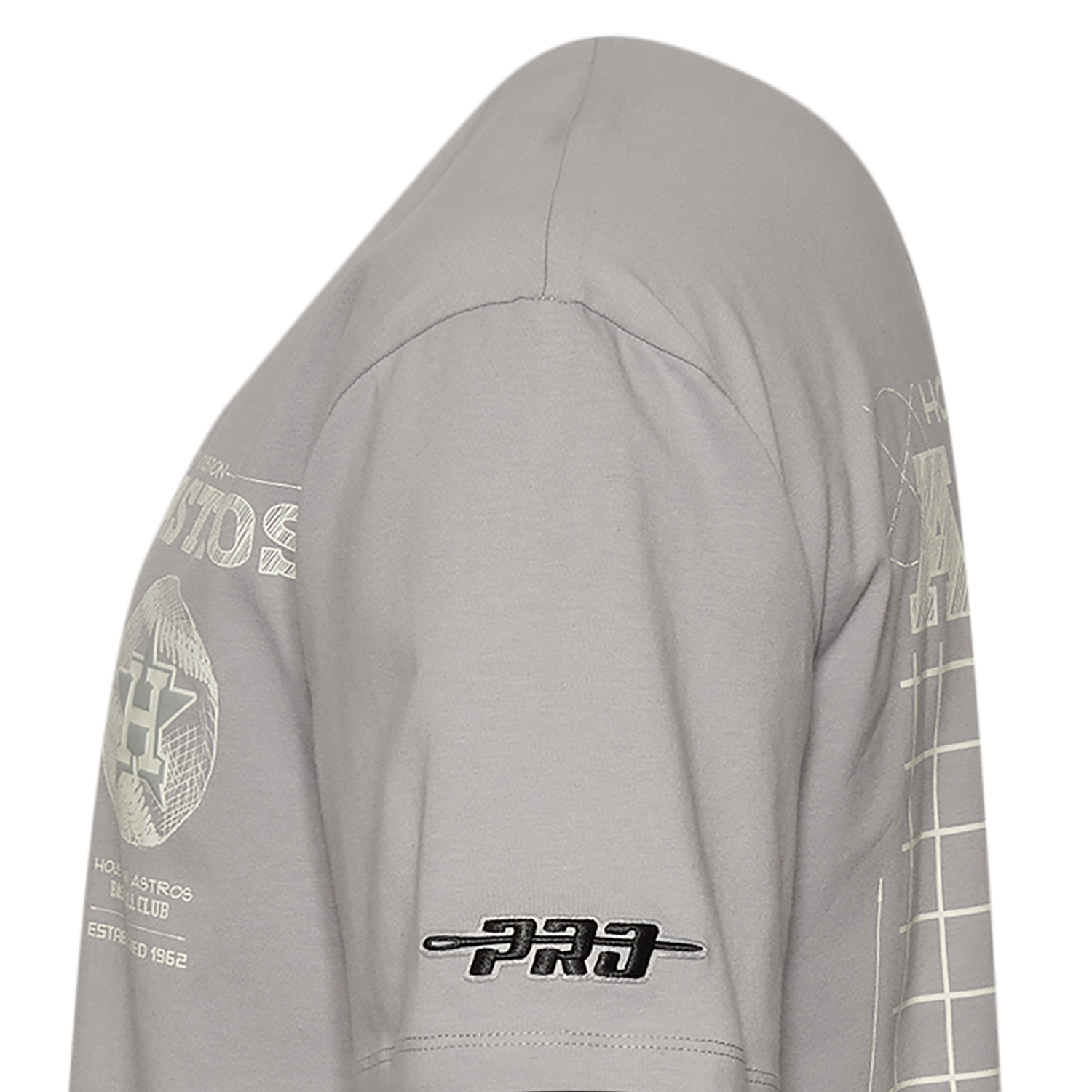Pro Standard Astros Blueprint Pro Drop Shoulder FC T-Shirt - Men's - Silver