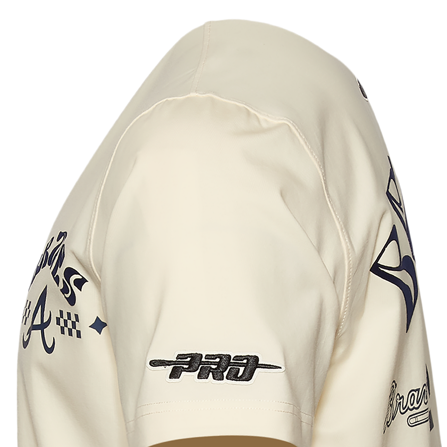 Pro Standard Braves Wavy Pro Drop Shoulder FC T-Shirt - Men's - Tan