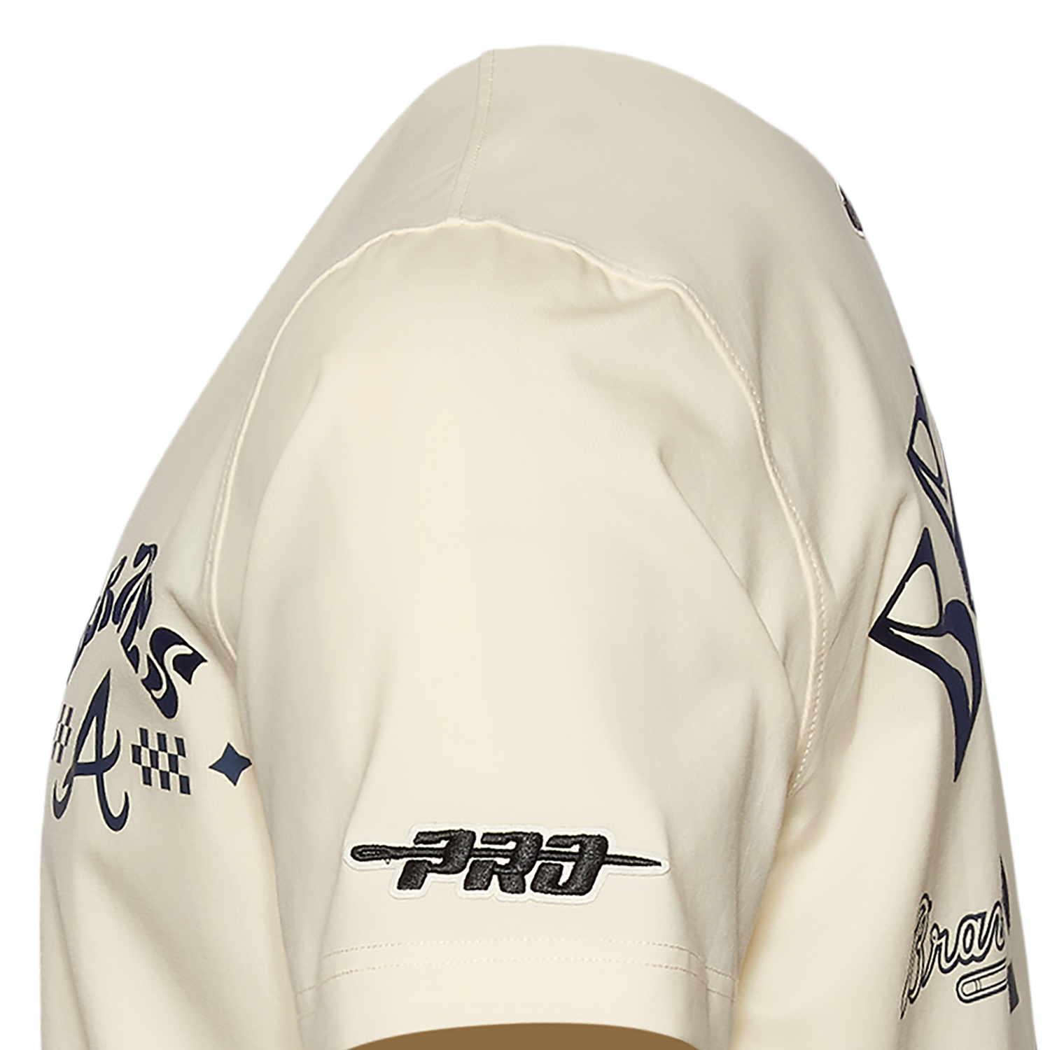 Pro Standard Braves Wavy Pro Drop Shoulder FC T-Shirt - Men's - Tan