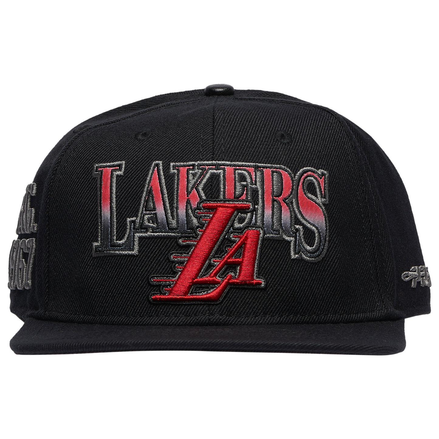 Pro Standard Lakers Bred Pro Six Snapback Cap - Men's - Black/Red