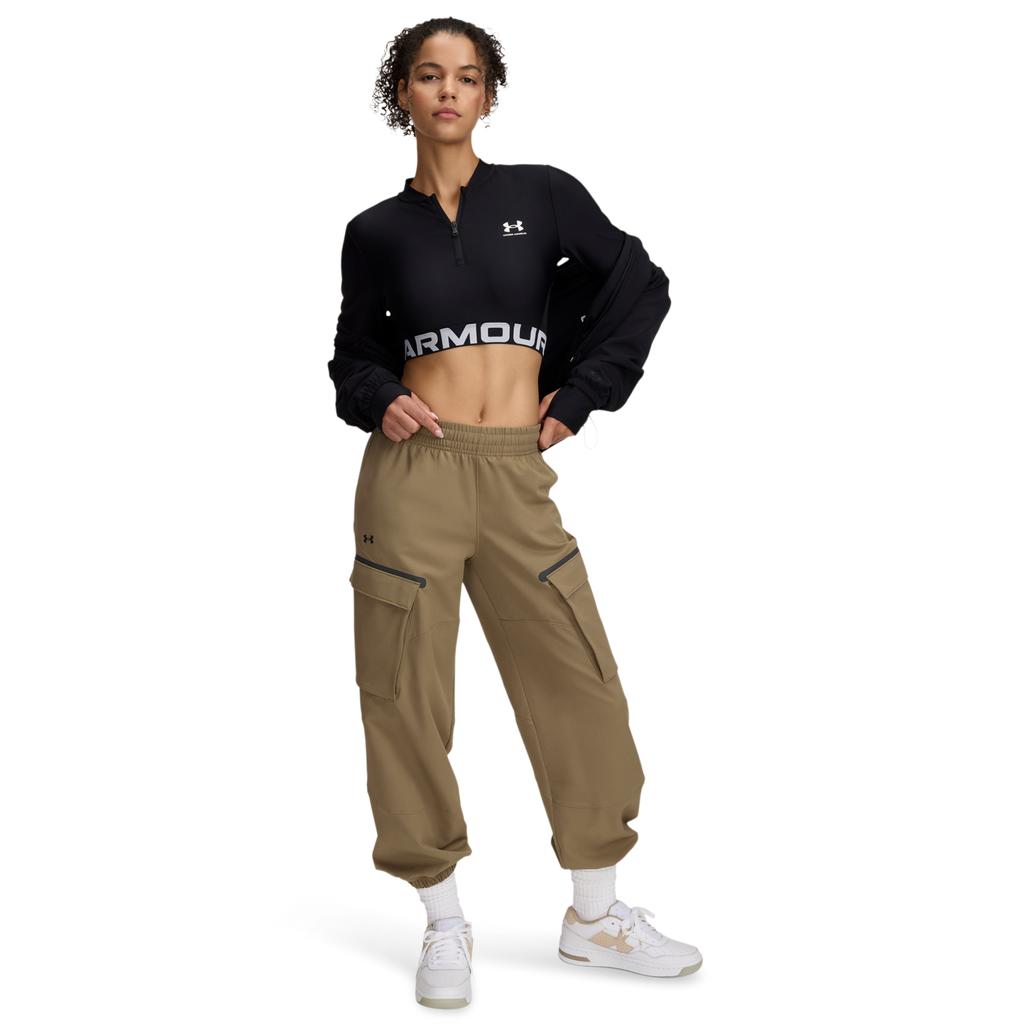Under Armour Unstoppable Cargo Pants - Women's - Black/Bayou