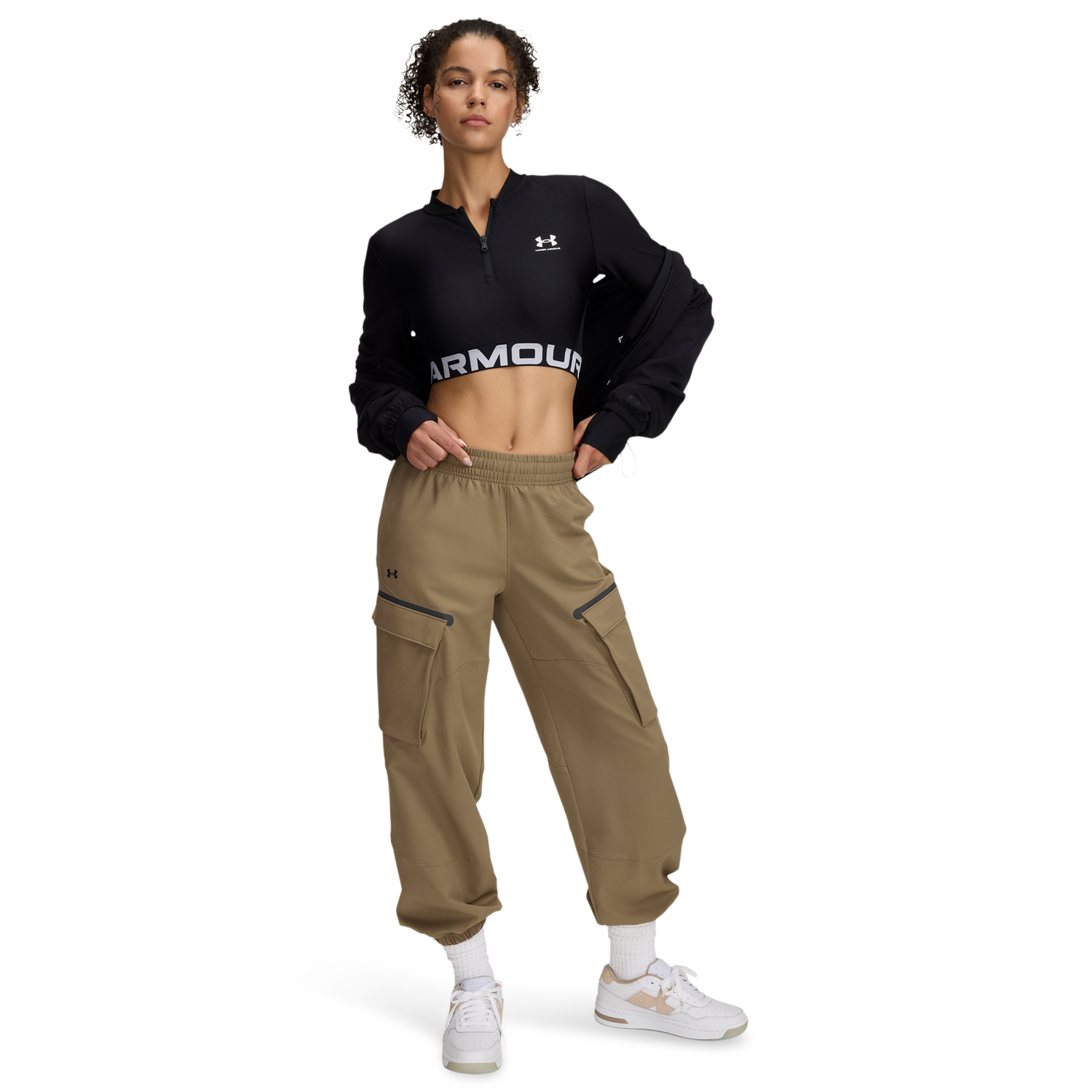 Under Armour Unstoppable Cargo Pants - Women's - Black/Bayou