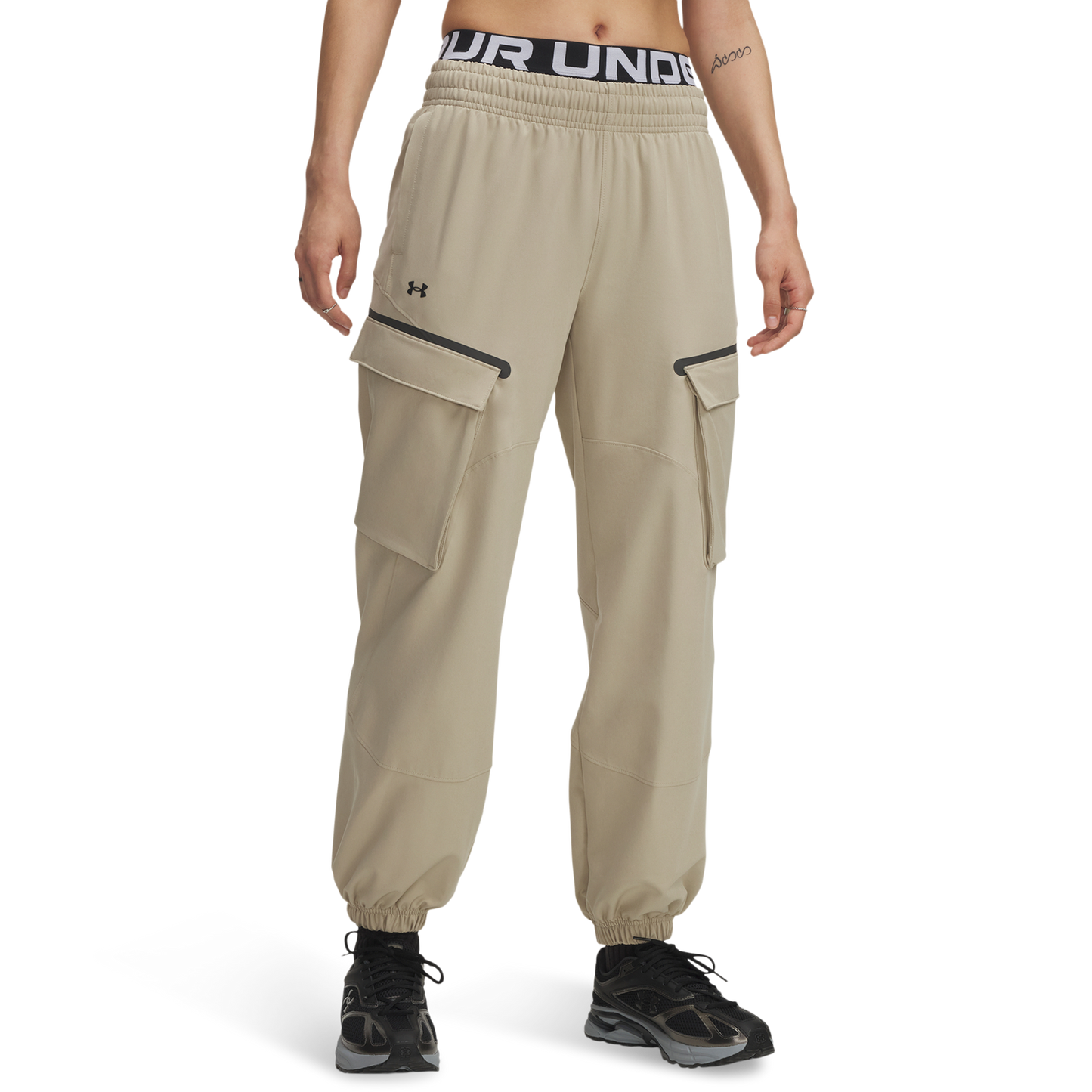 Under Armour Unstoppable Cargo Pants - Women's - Black/City Khaki