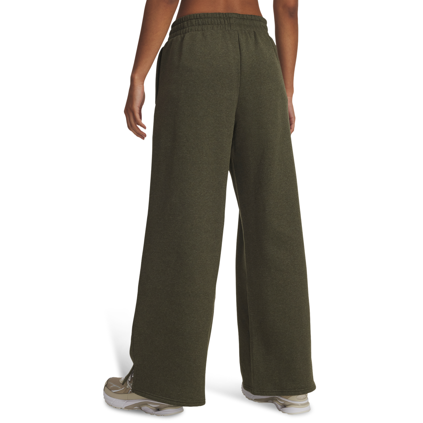 Under Armour Icon Fleece Wide Leg Pants - Women's - Expedition Green/Expedition Green