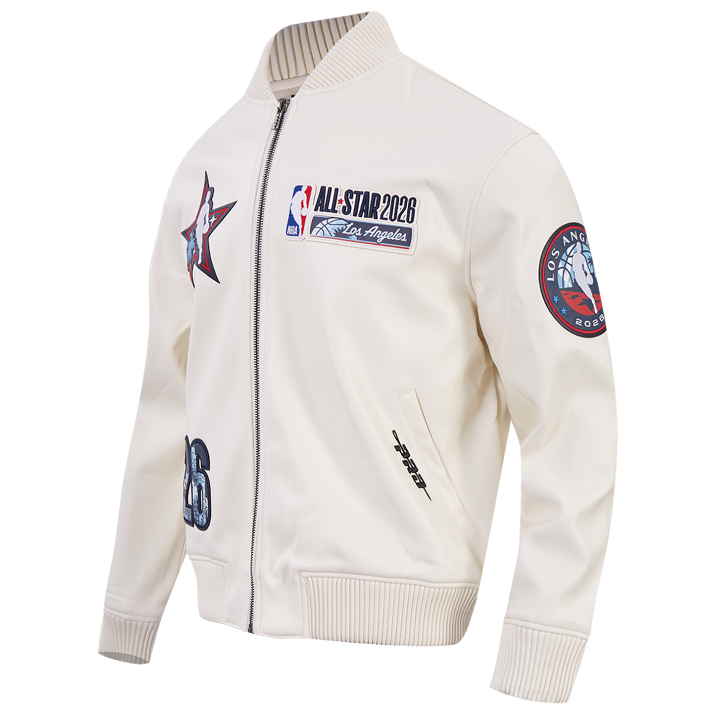 Pro Standard All Star 2026 Leather Varsity Jacket - Men's - Multi/Tan