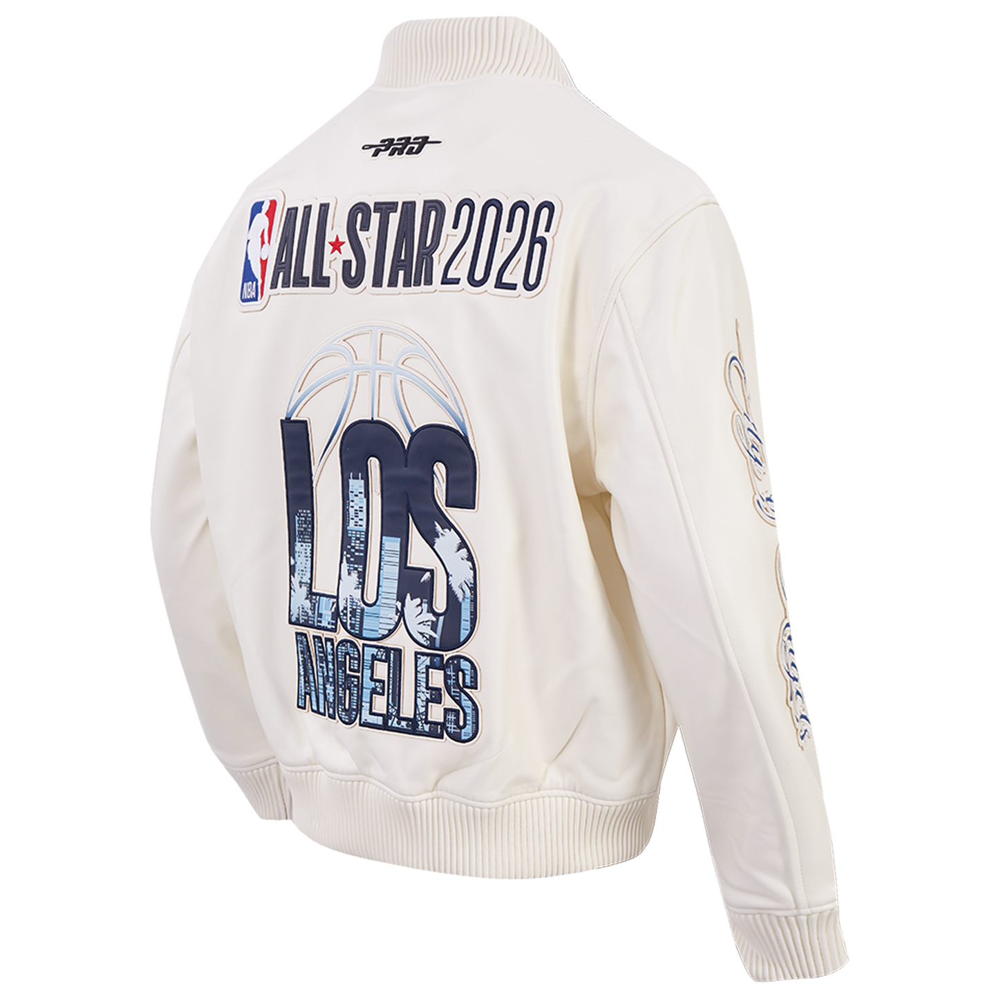 Pro Standard All Star 2026 Leather Varsity Jacket - Men's - Multi/Tan