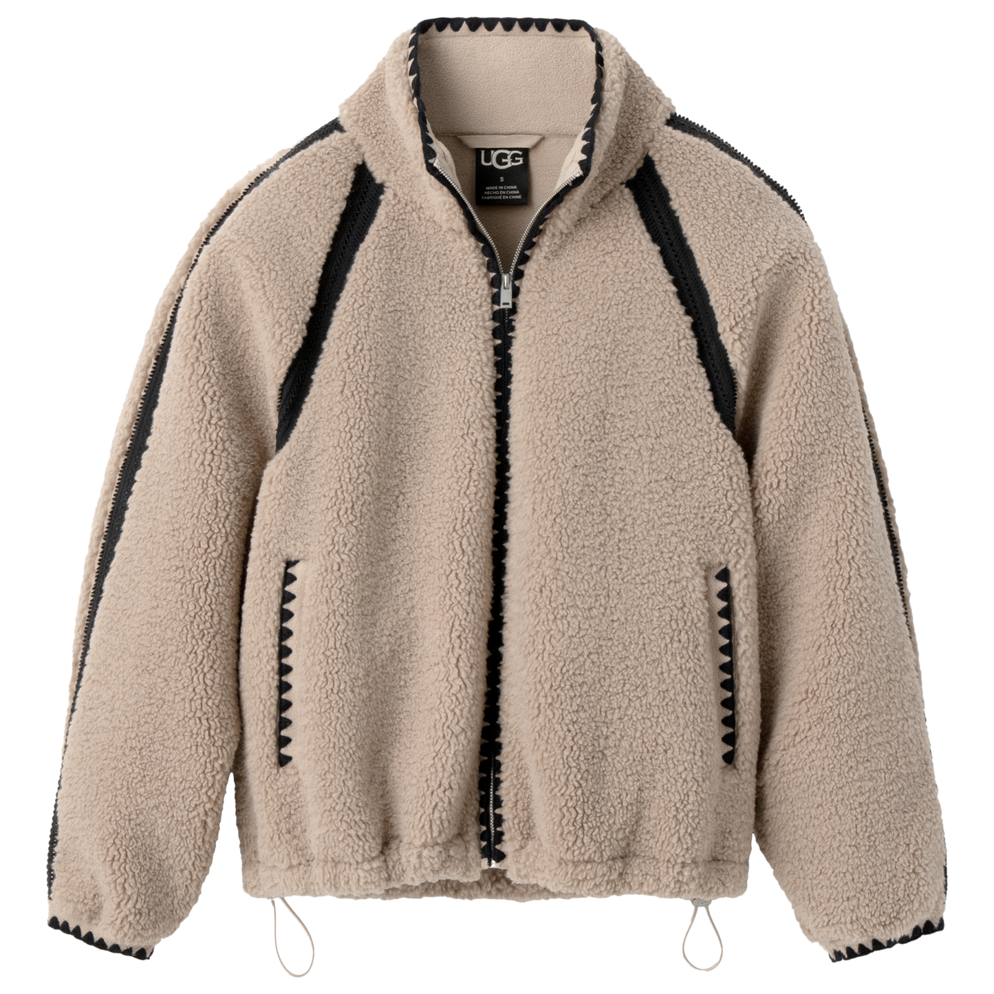 UGG NIKIA CROCHET UGGFLUFF JACKET - Women's - Putty