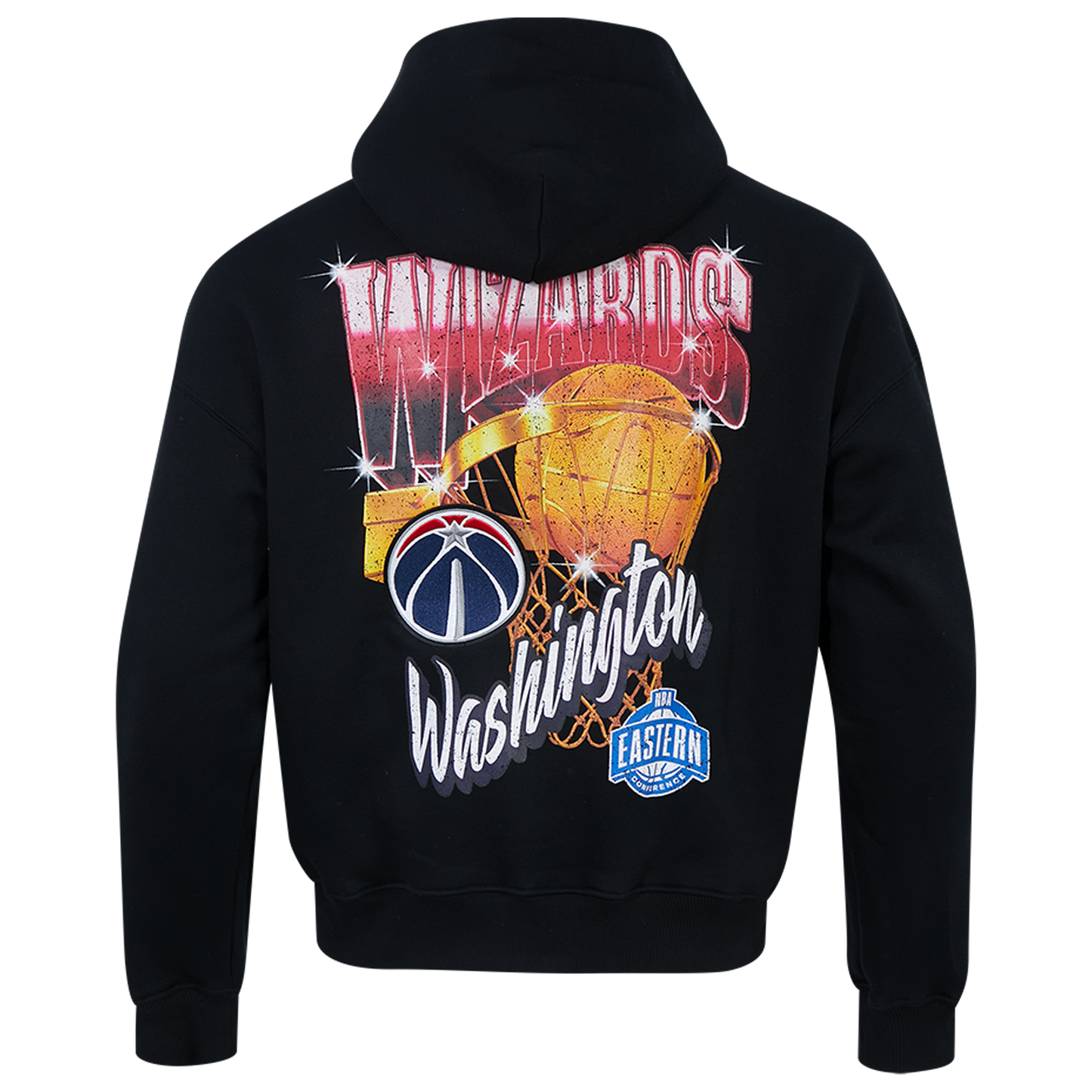 Pro Standard Wizards Gold Hoops Pro Full-Zip Hoodie - Men's - Multi/Black