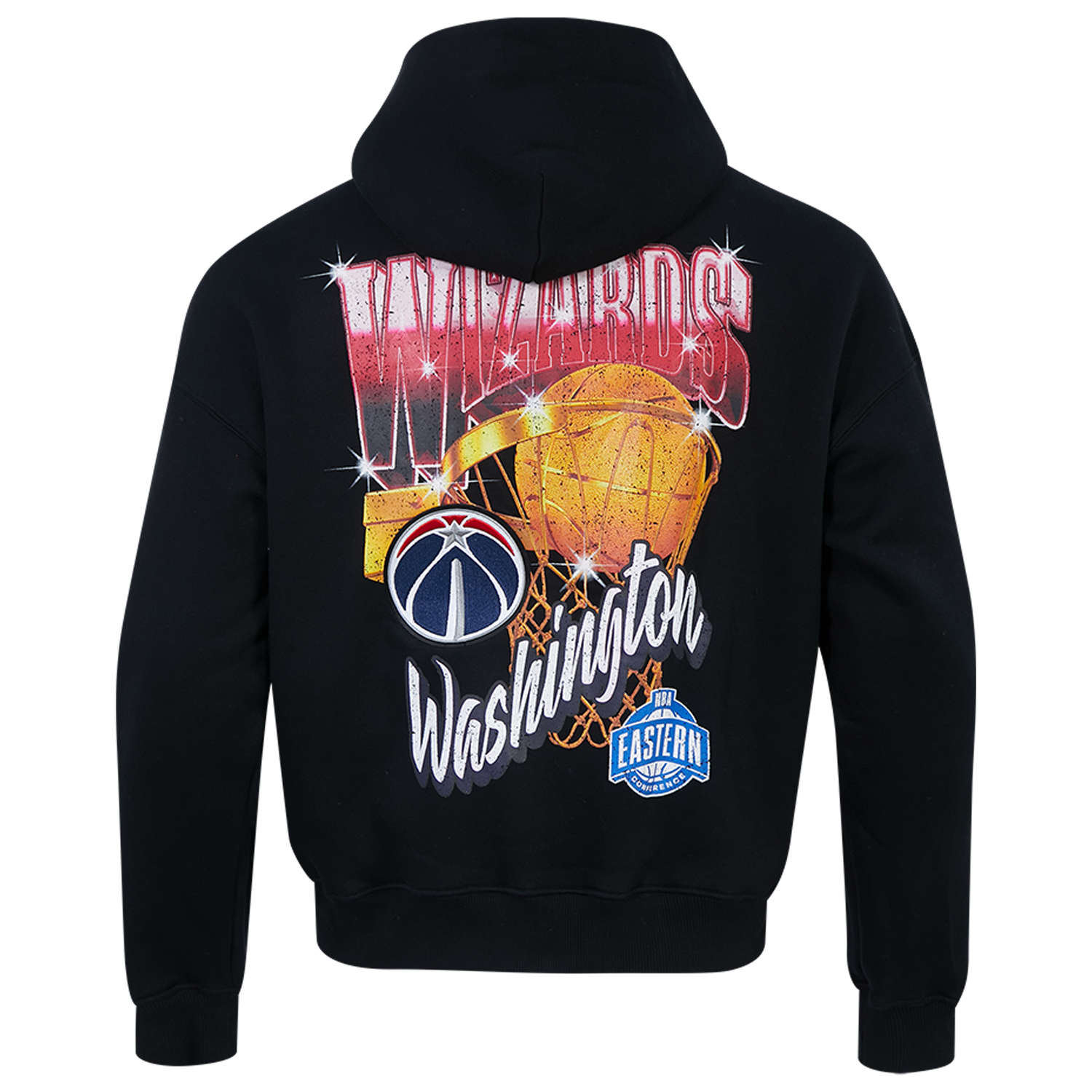 Pro Standard Wizards Gold Hoops Pro Full-Zip Hoodie - Men's - Multi/Black