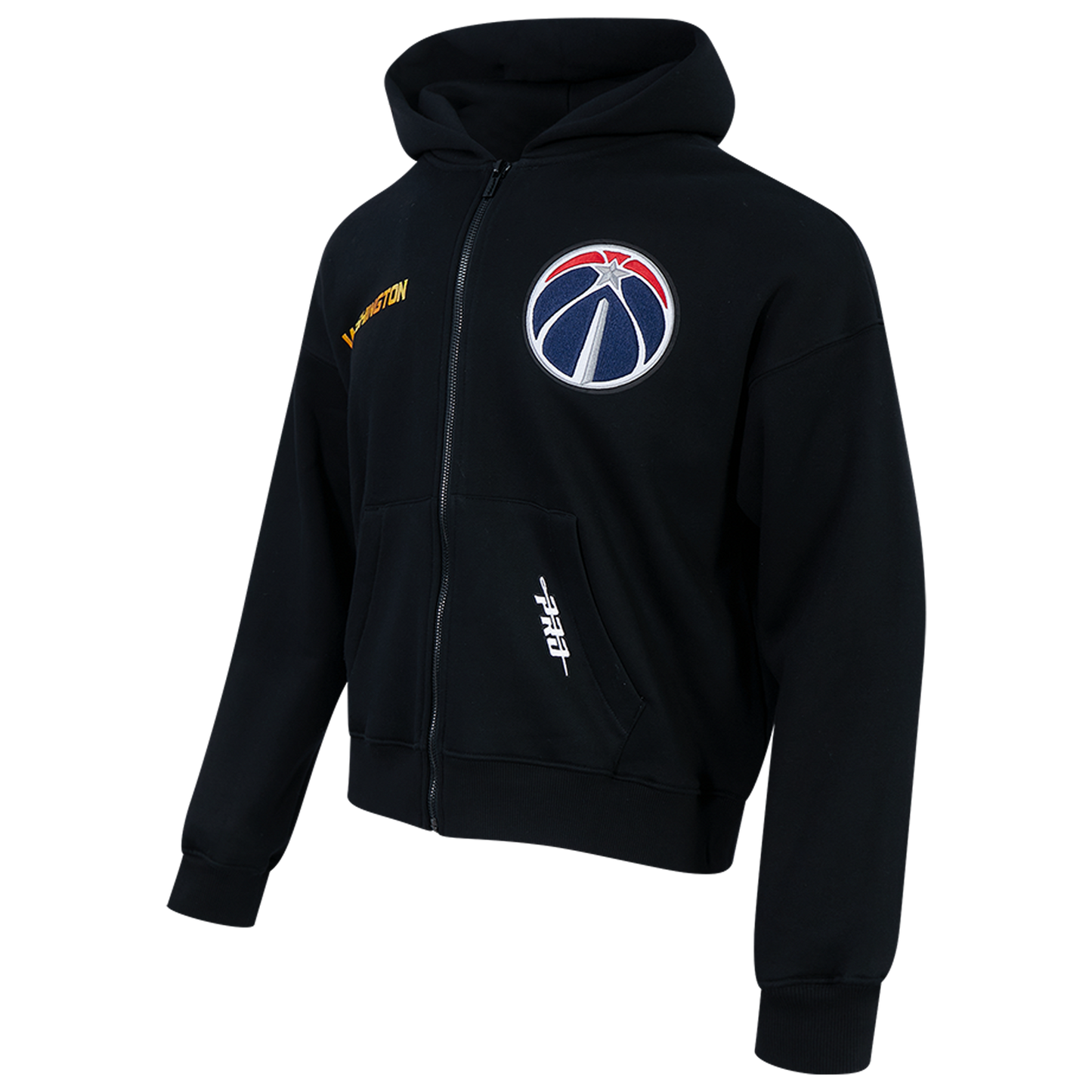 Pro Standard Wizards Gold Hoops Pro Full-Zip Hoodie - Men's - Multi/Black