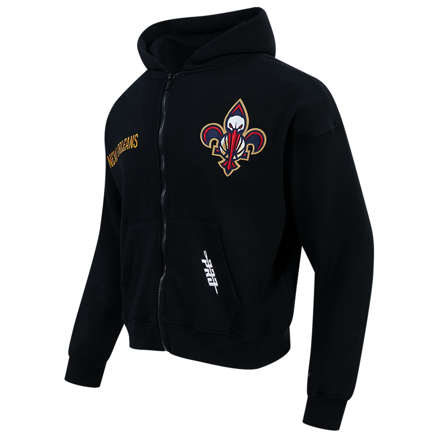 Pro Standard Pelicans Gold Hoops Pro Full-Zip Hoodie - Men's - Black/Multi
