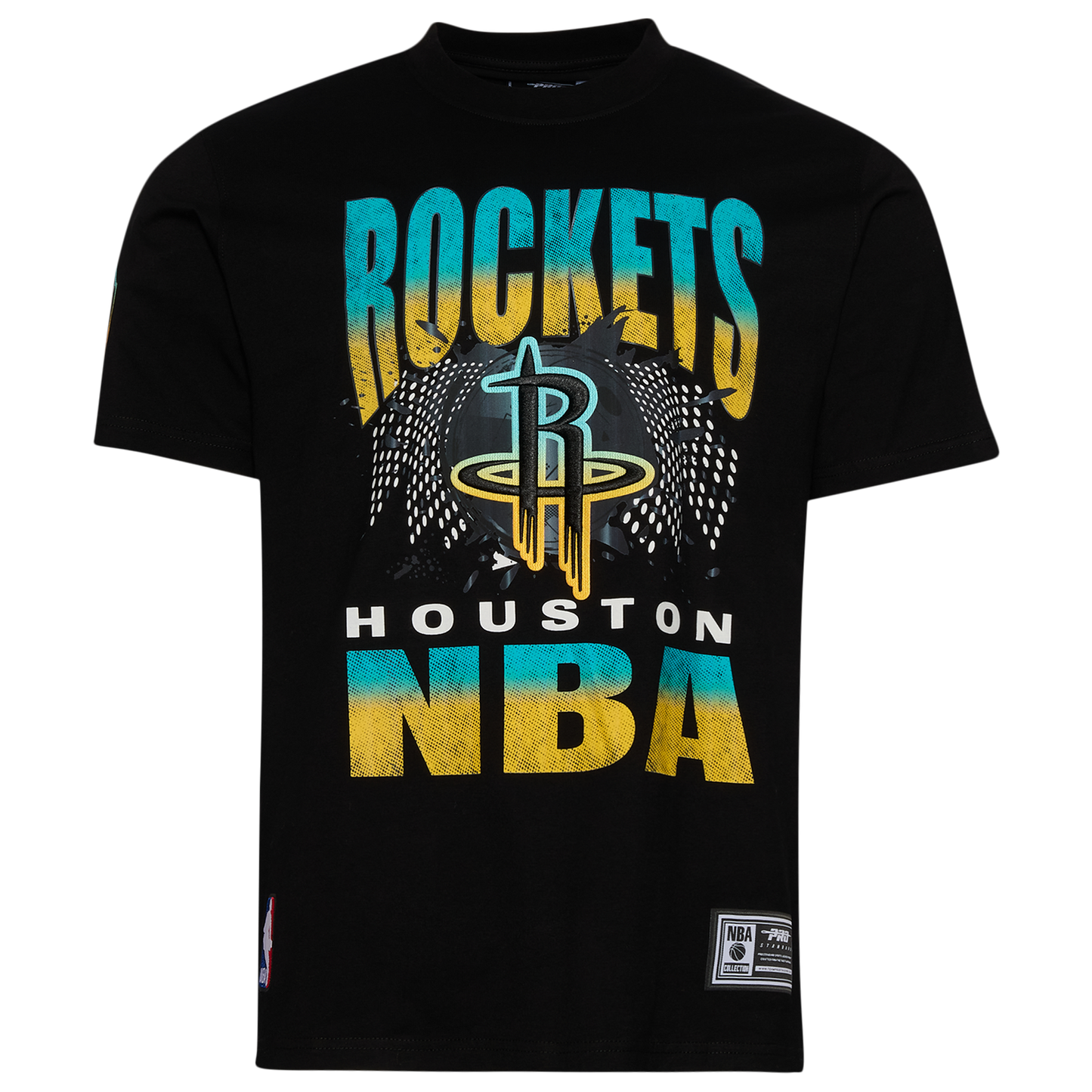 Pro Standard Houston Rockets Electric Blue S/S Flex T-Shirt - Men's - Black/Carolina