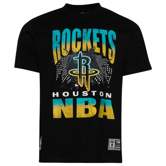 Pro Standard Houston Rockets Electric Blue S/S Flex T-Shirt - Men's - Black/Carolina