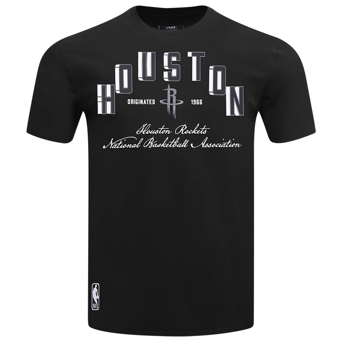 Pro Standard Houston Rockets Black Cat S/S Flex T-Shirt - Men's - Black/Black