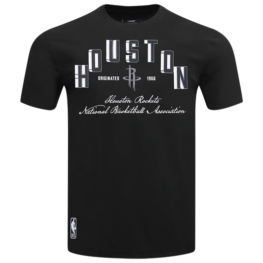 Pro Standard Houston Rockets Black Cat S/S Flex T-Shirt - Men's - Black/Black