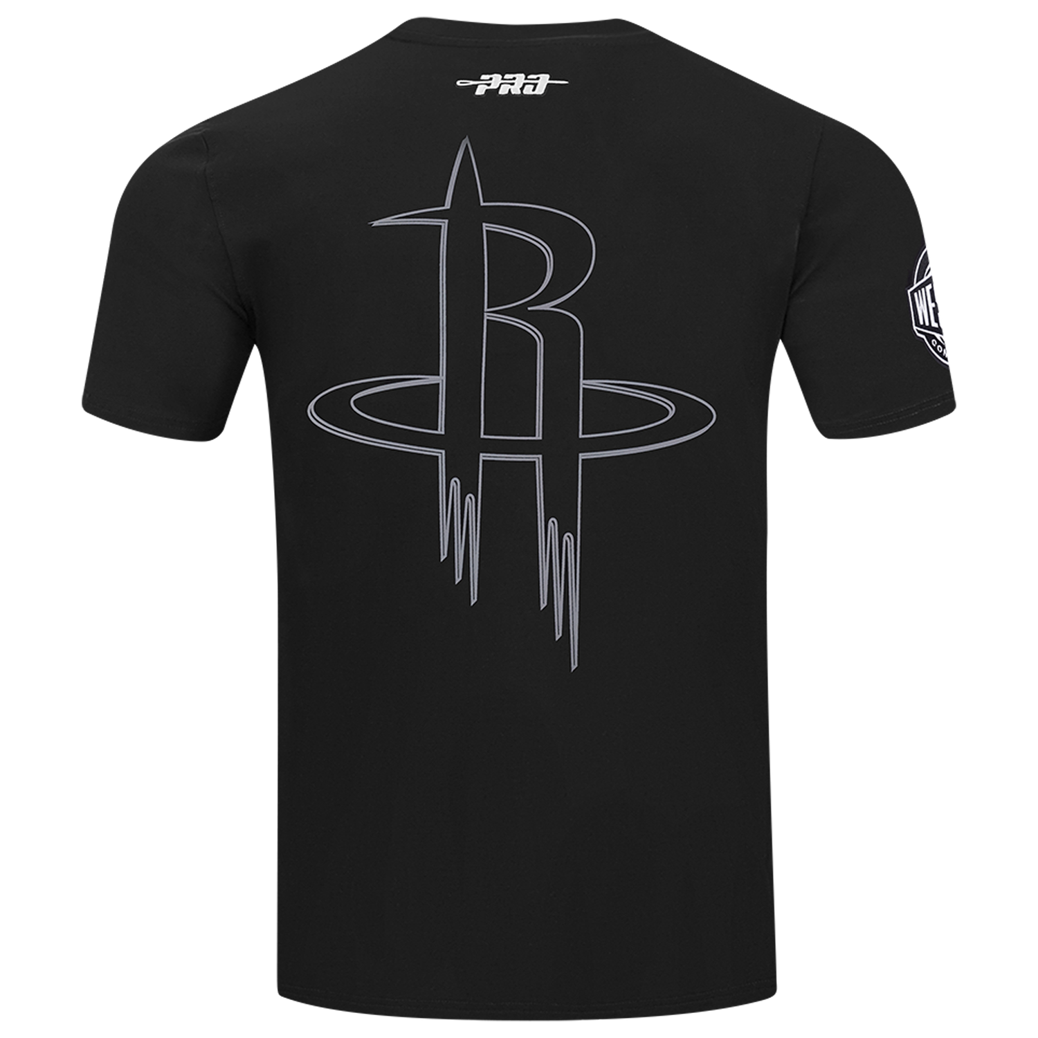Pro Standard Houston Rockets Black Cat S/S Flex T-Shirt - Men's - Black/Black