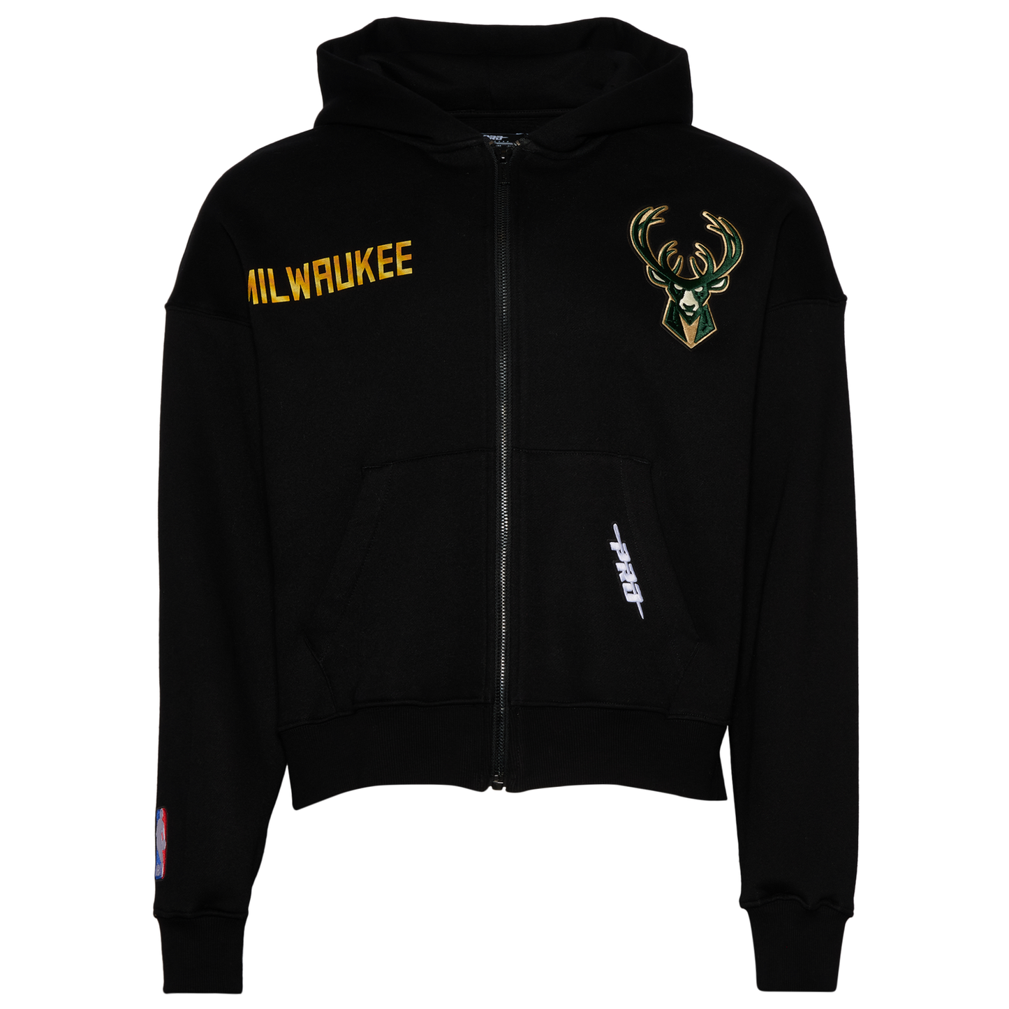 Pro Standard Bucks Gold Hoops Pro Full-Zip Hoodie - Men's - Black/Multi
