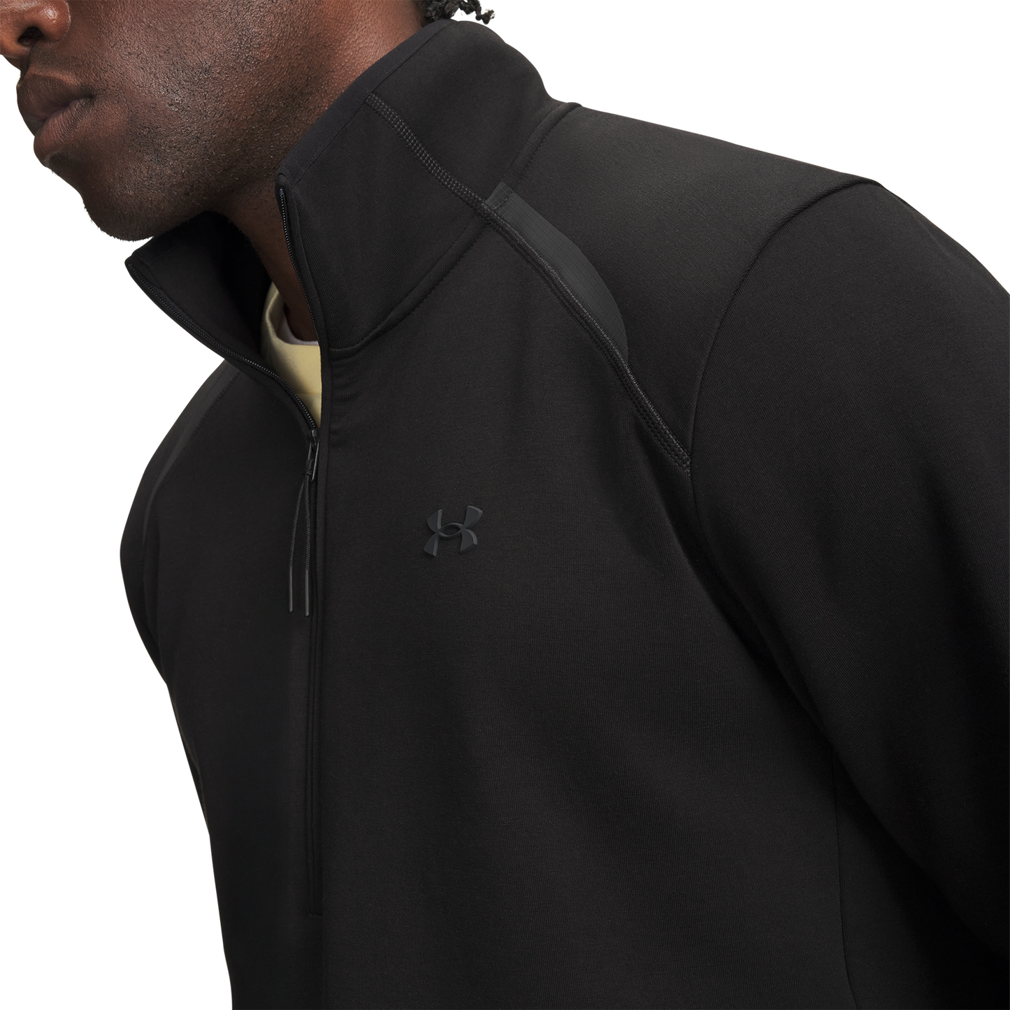 Under Armour Unstoppable Fleece 1/2 Zip - Men's - Black/Black