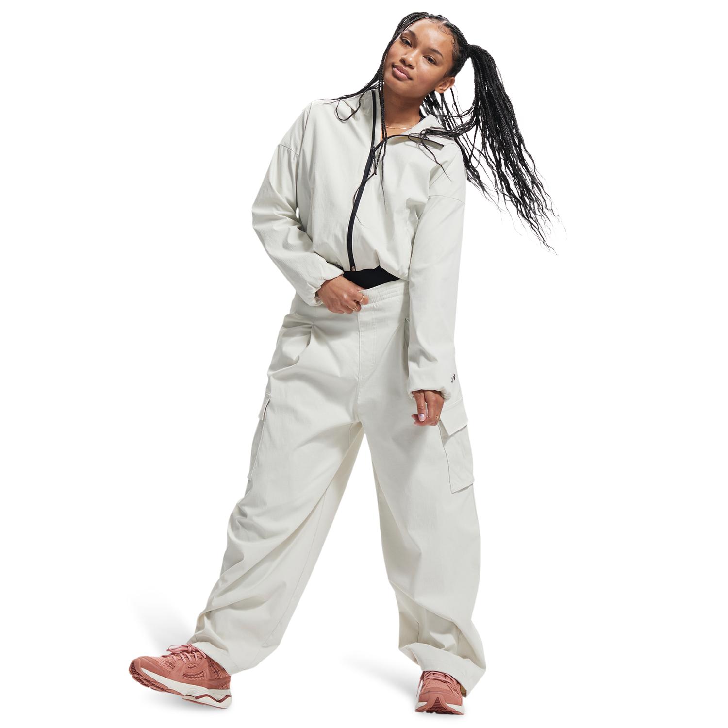 Under Armour Unstoppable Ripstop Cargo - Women's - Summit White/Black