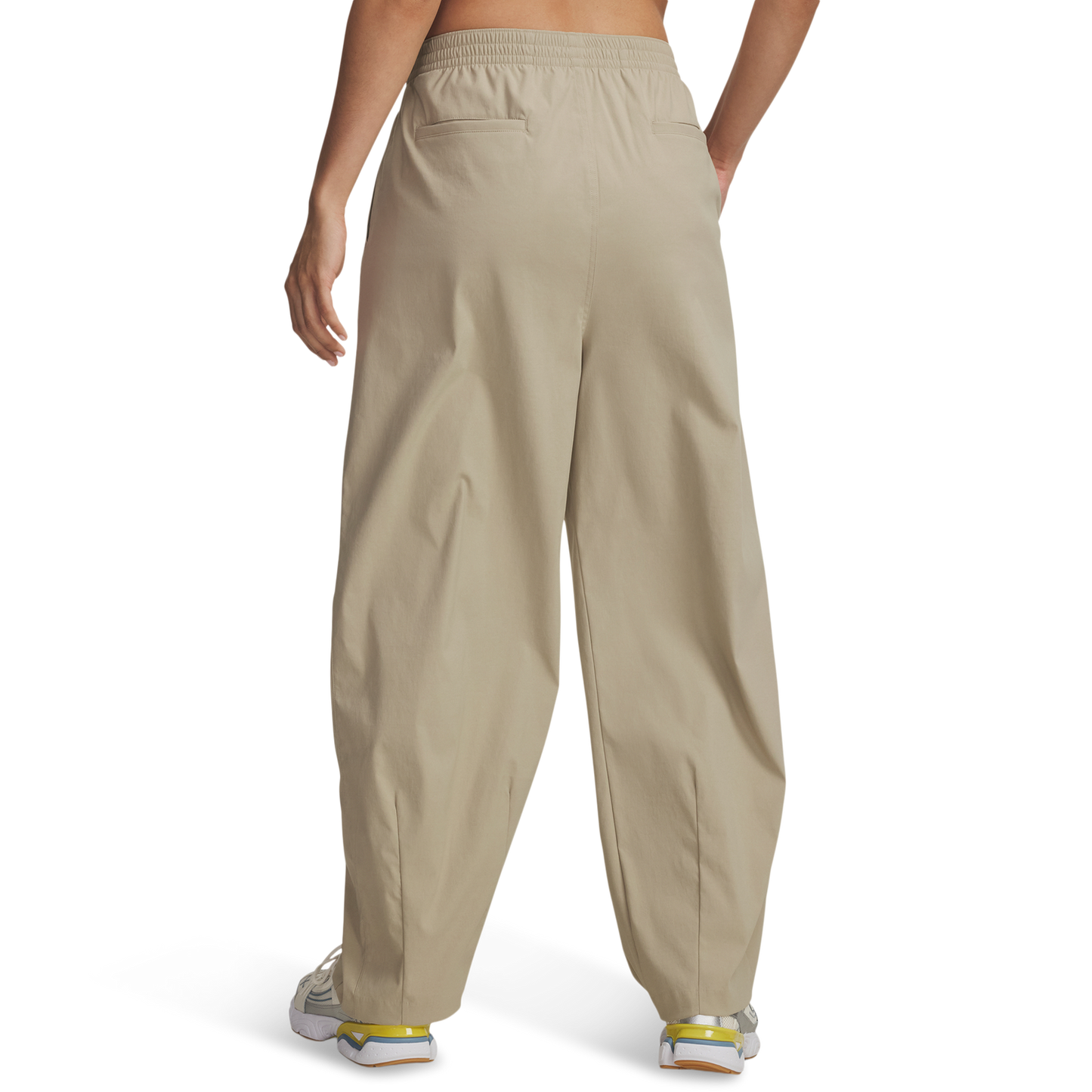 Under Armour Unstoppable Woven Pleat Pant - Women's - City Khaki/Black