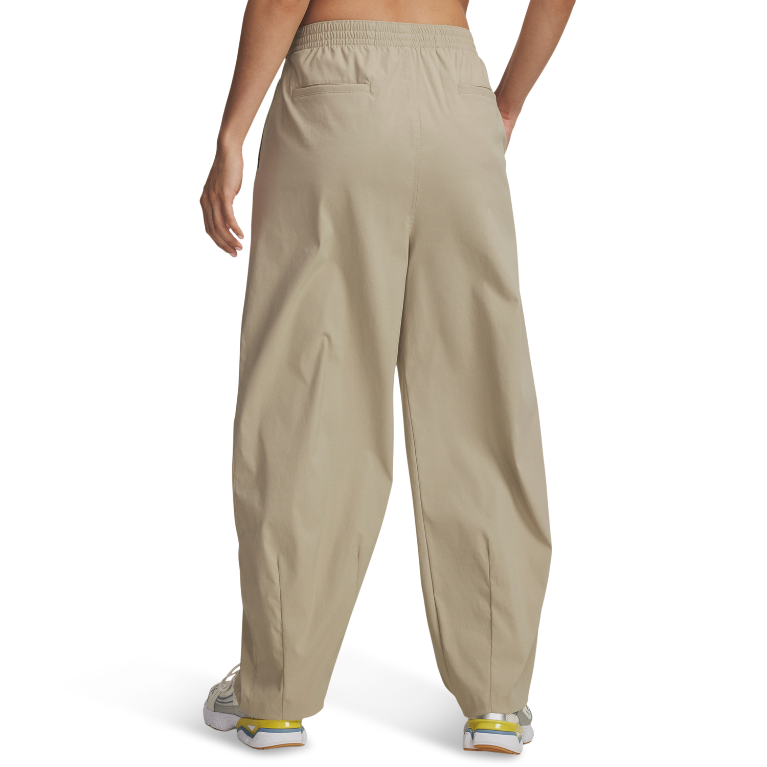 Under Armour Unstoppable Woven Pleat Pant - Women's - City Khaki/Black