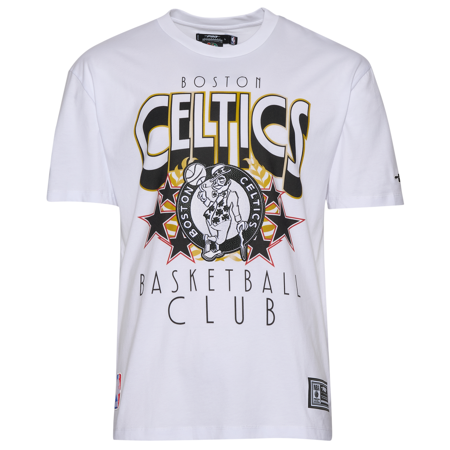 Pro Standard Boston Celtics Empire Pro Drop Shoulder T-Shirt - Men's - White/Multi